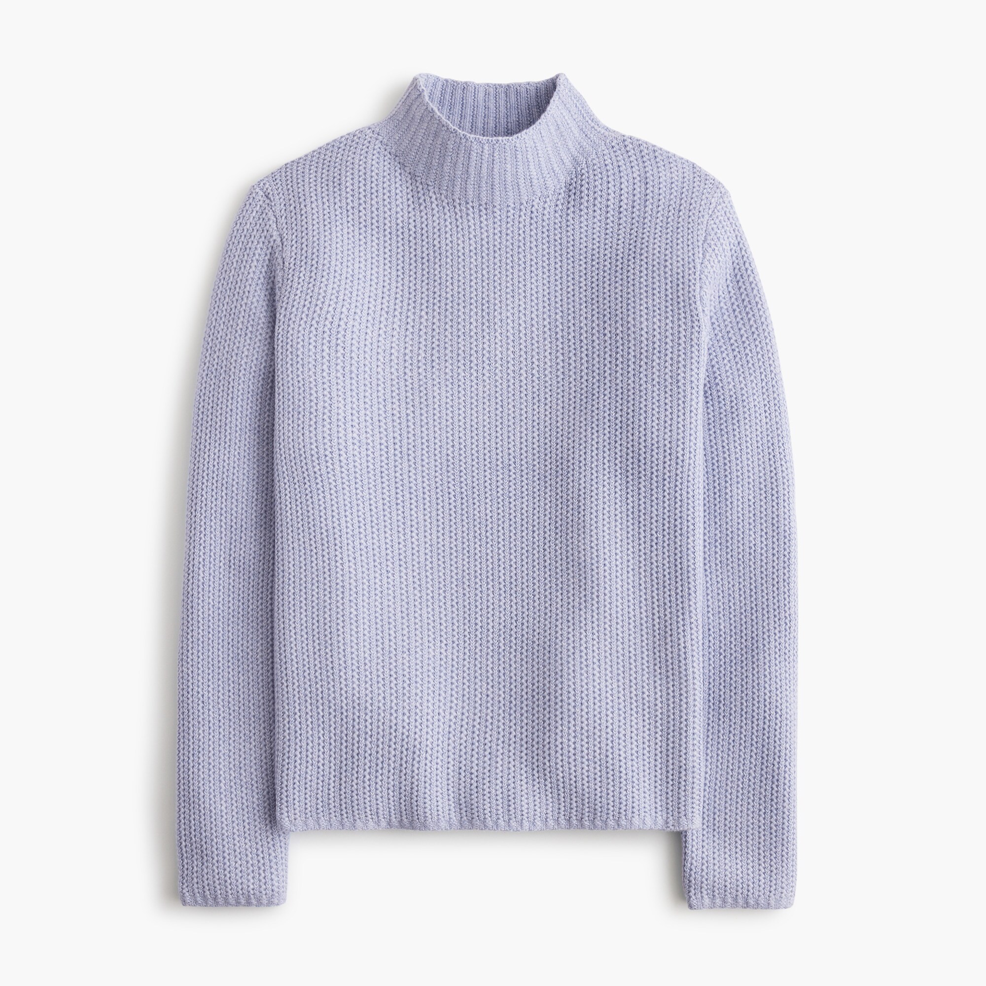 cotton-blend mockneck sweater for women