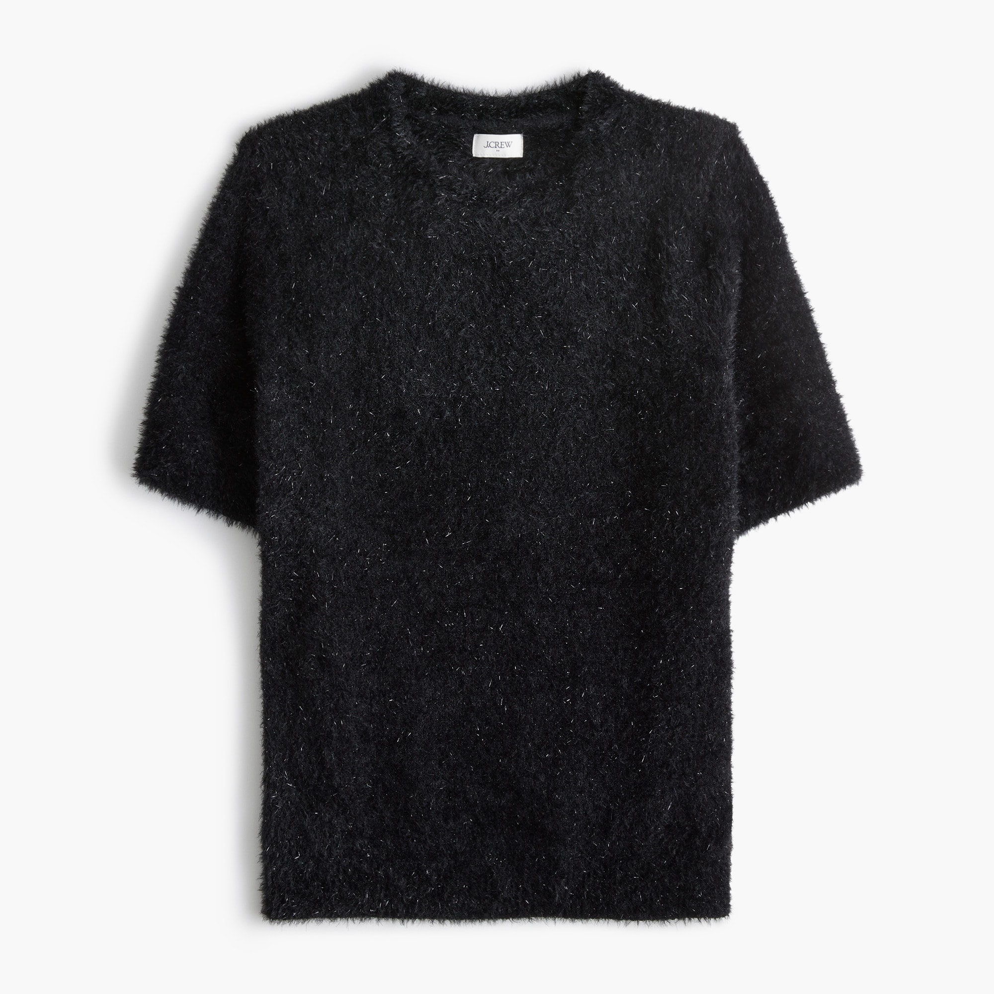  Short-sleeve tinsel sweater
