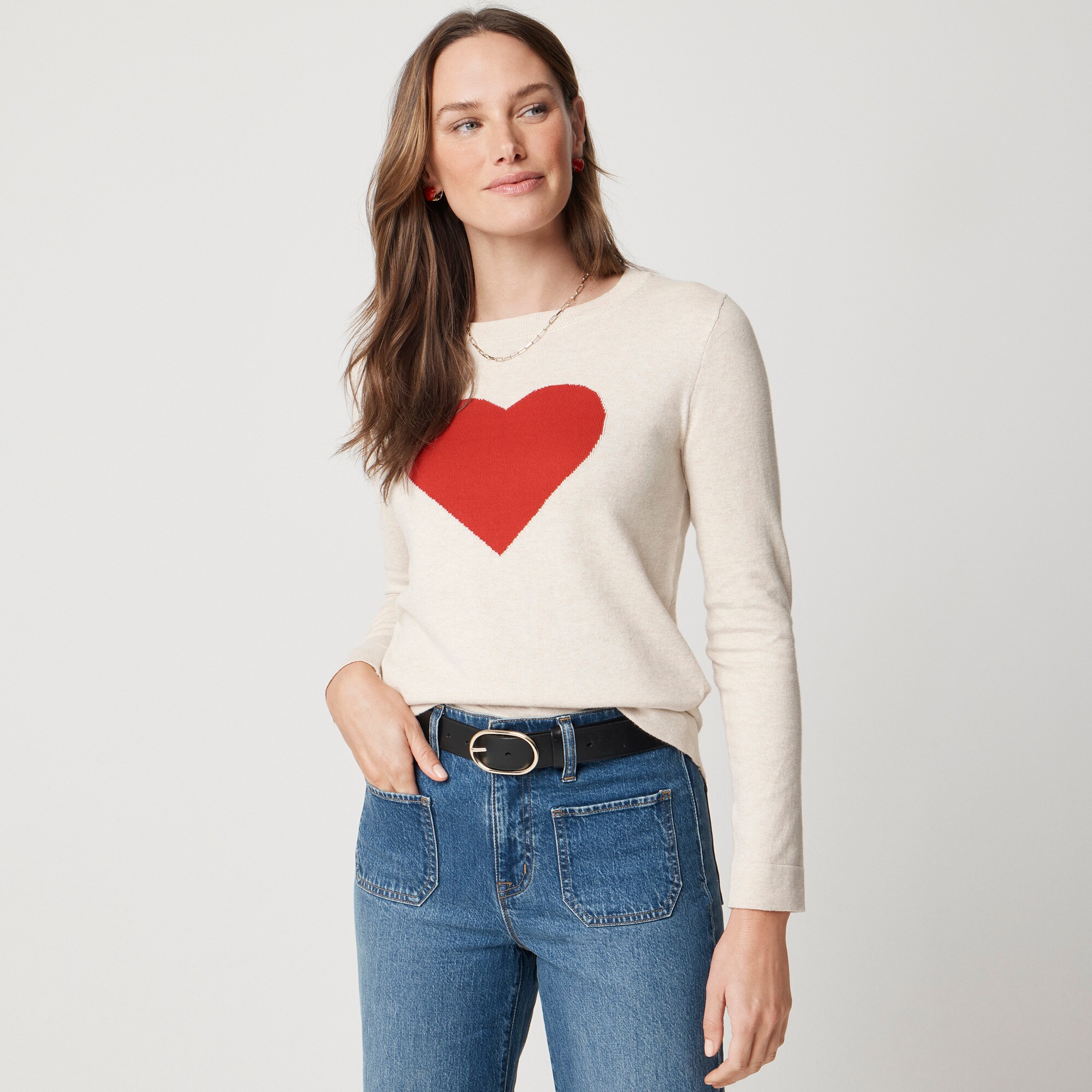  Heart Teddie sweater