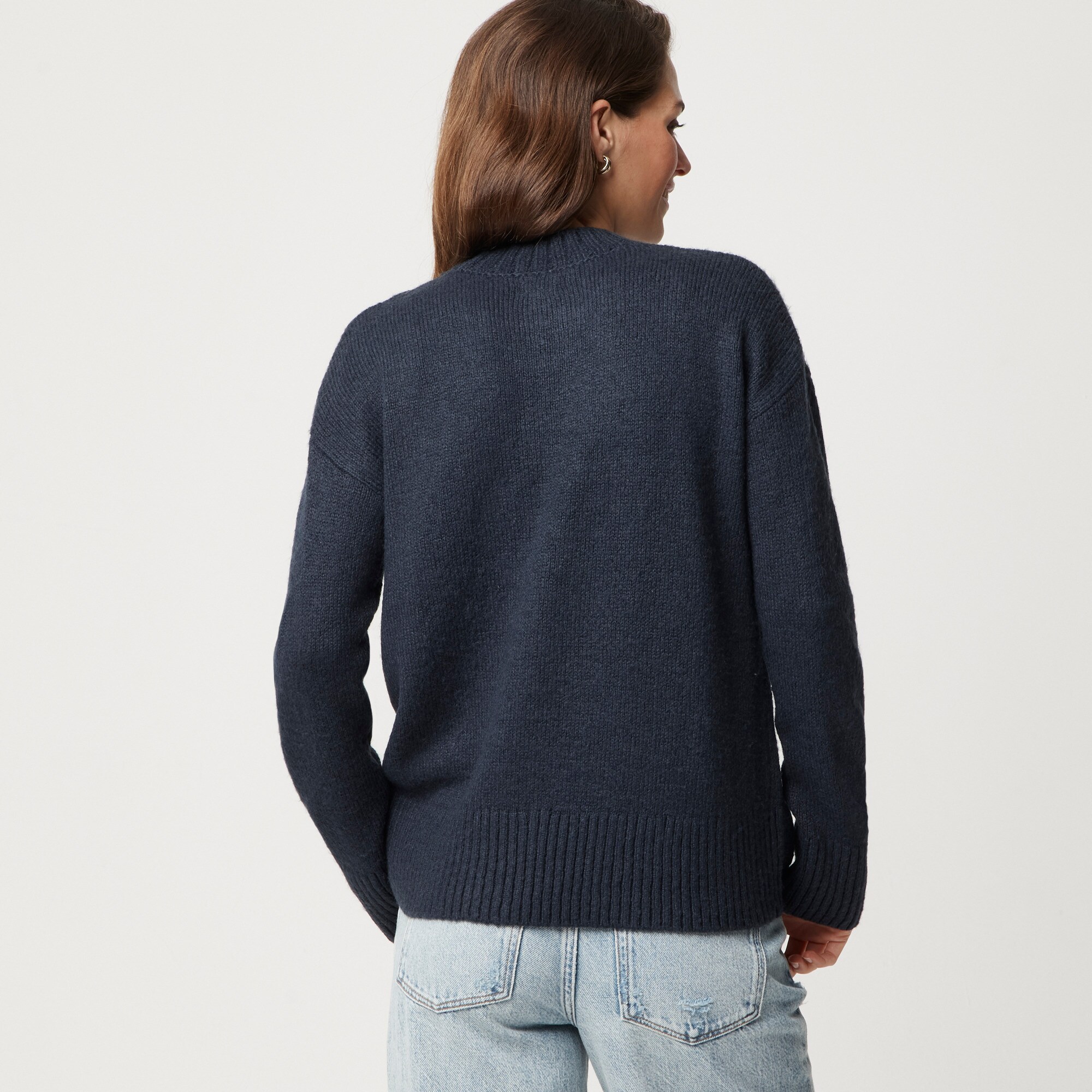 Mockneck boyfriend sweater