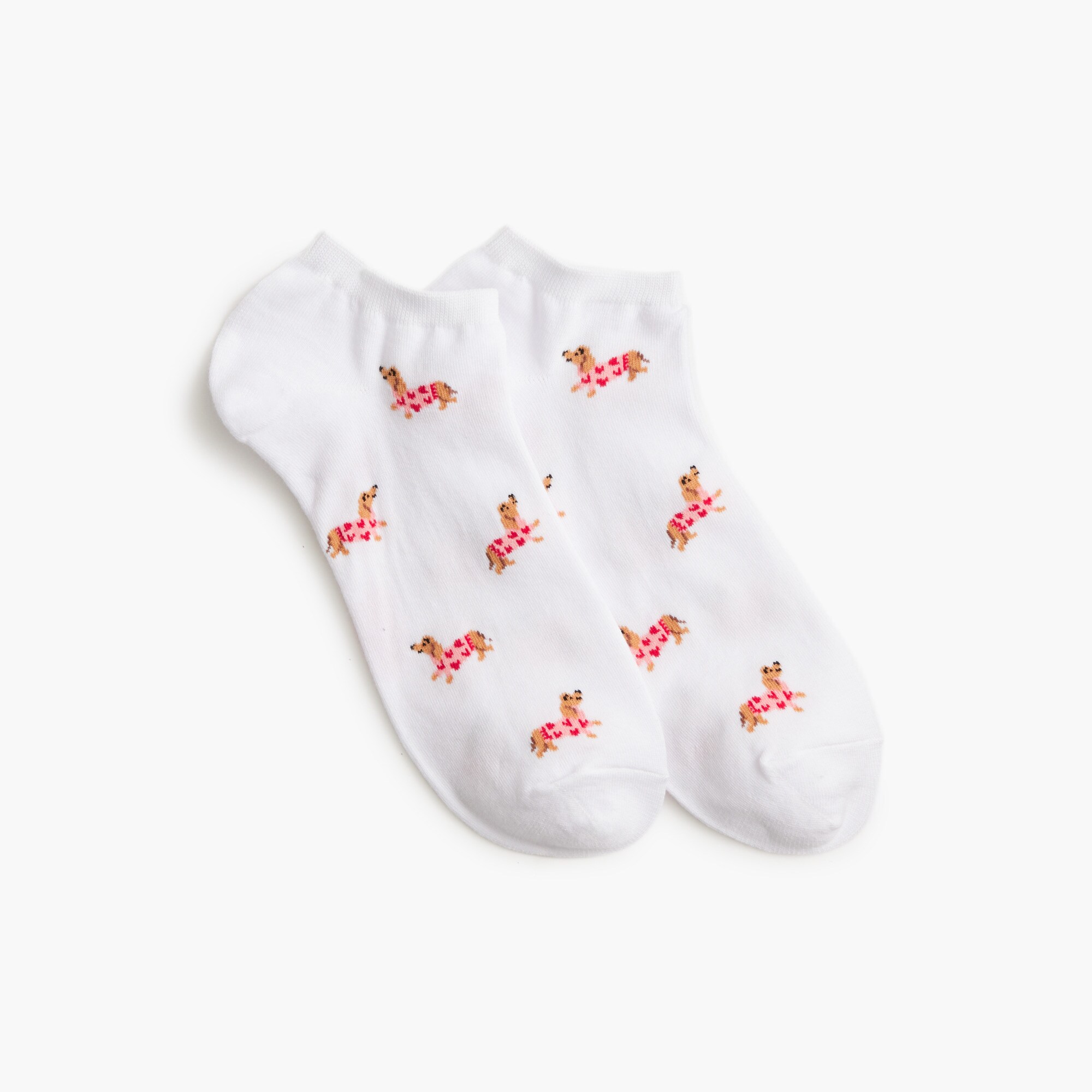 Valentine's Dachshund Ankle Socks For Women | Factory