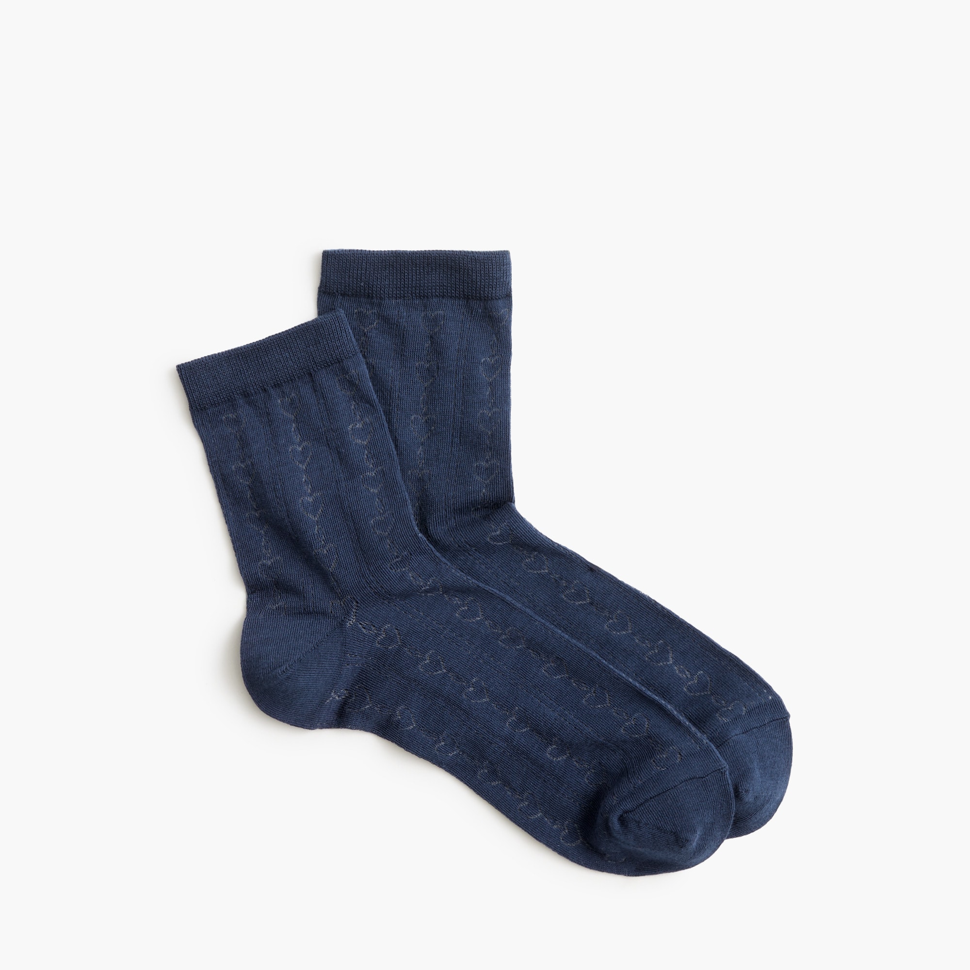 womens Heart lace trouser socks