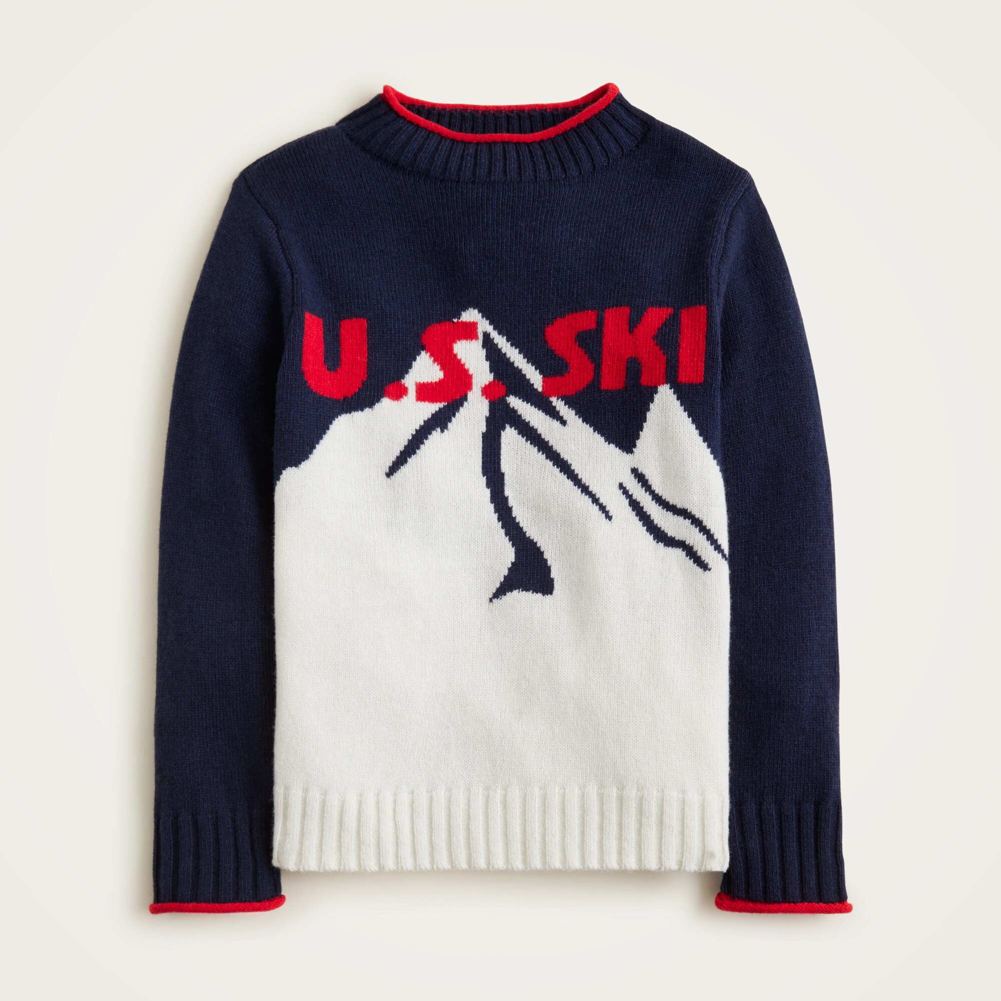 boys U.S. Ski &amp; Snowboard by J.Crew mountain peak Rollneck&trade; sweater