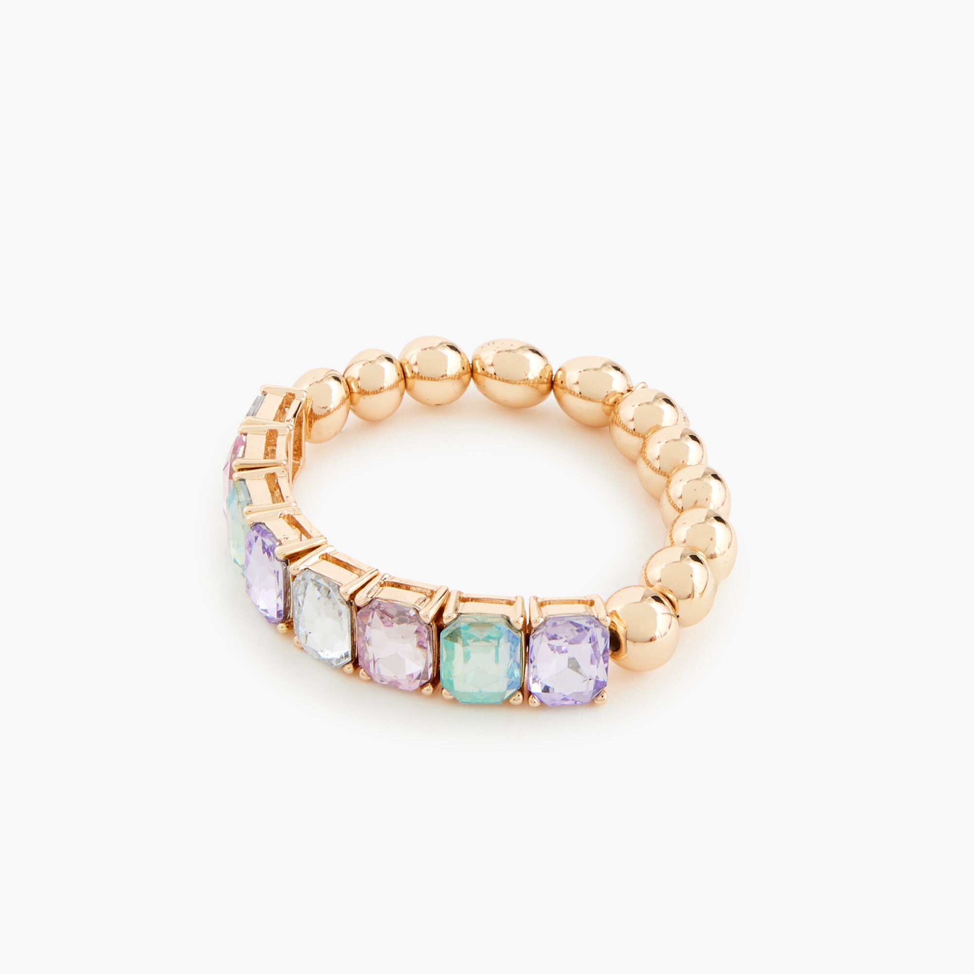 girls' rainbow gem bracelet for girls