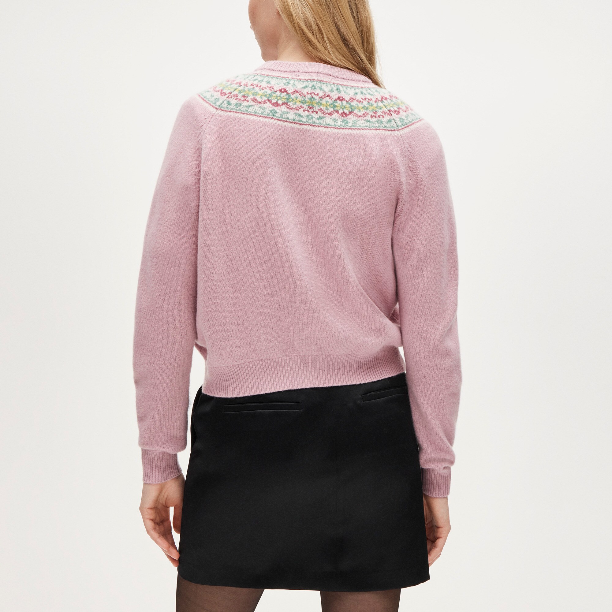 Classic Fair Isle cardigan in vintage wool