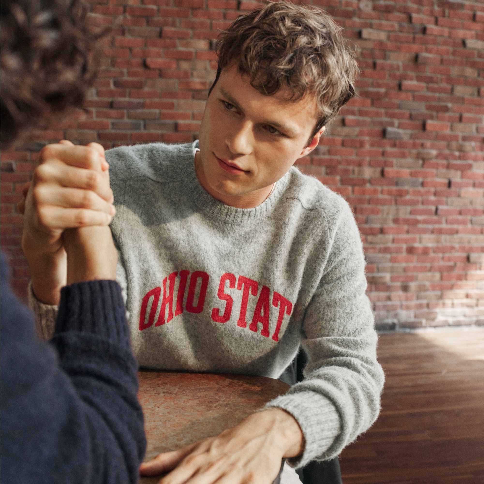 '47 X J.Crew brushed wool Ohio State sweater
