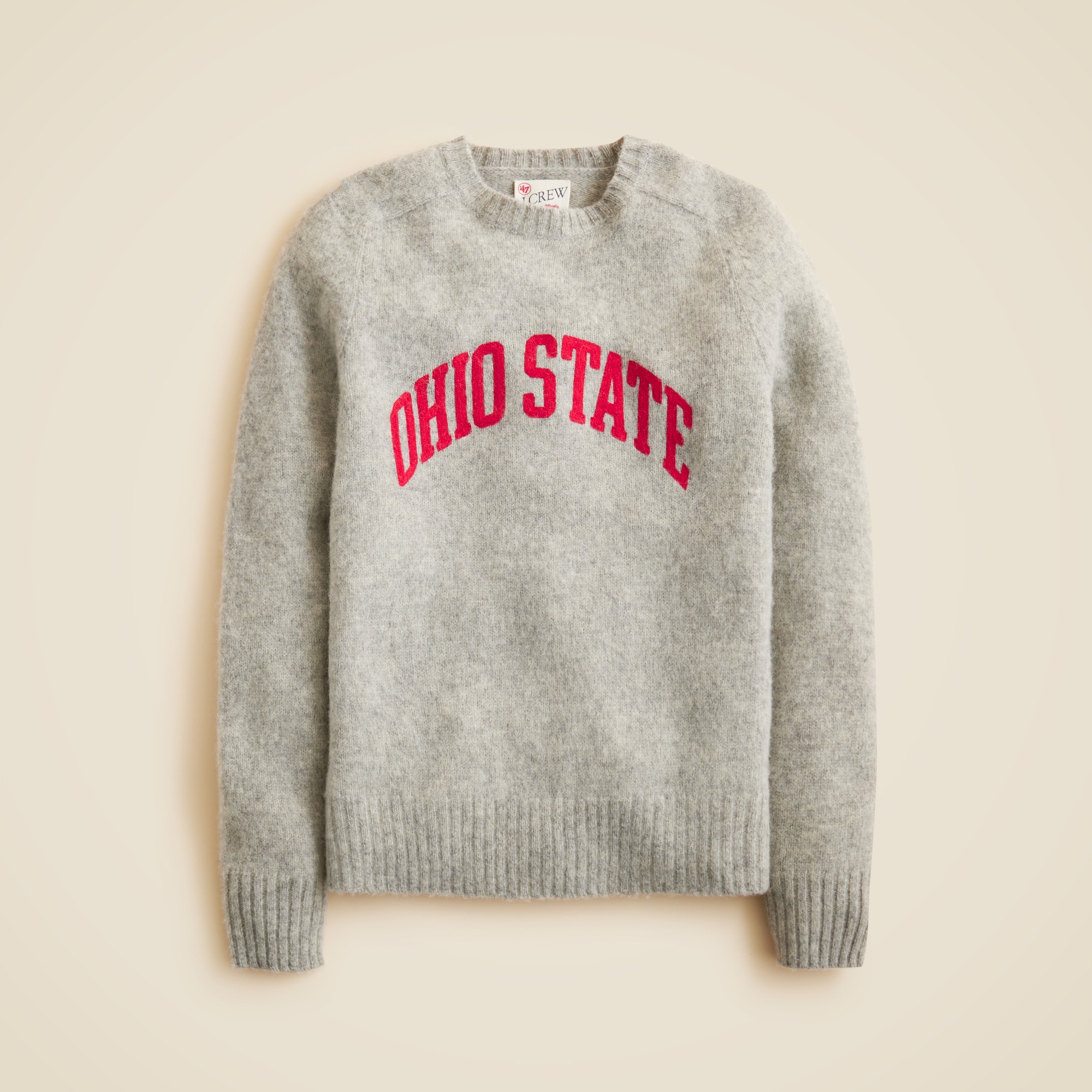 47 X J.Crew Brushed Wool Ohio State Sweater For Men | J.Crew