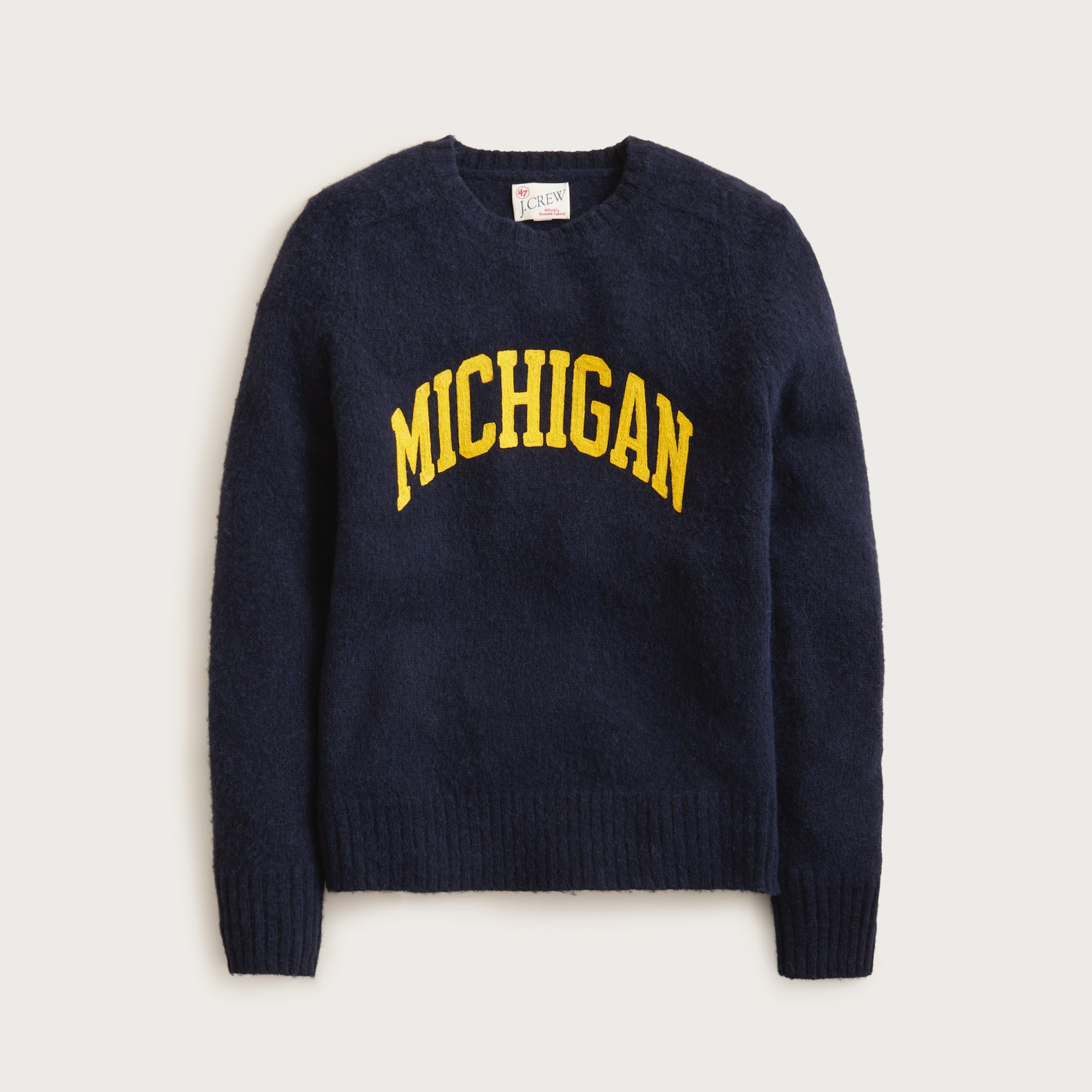 '47 X J.Crew brushed wool Michigan sweater