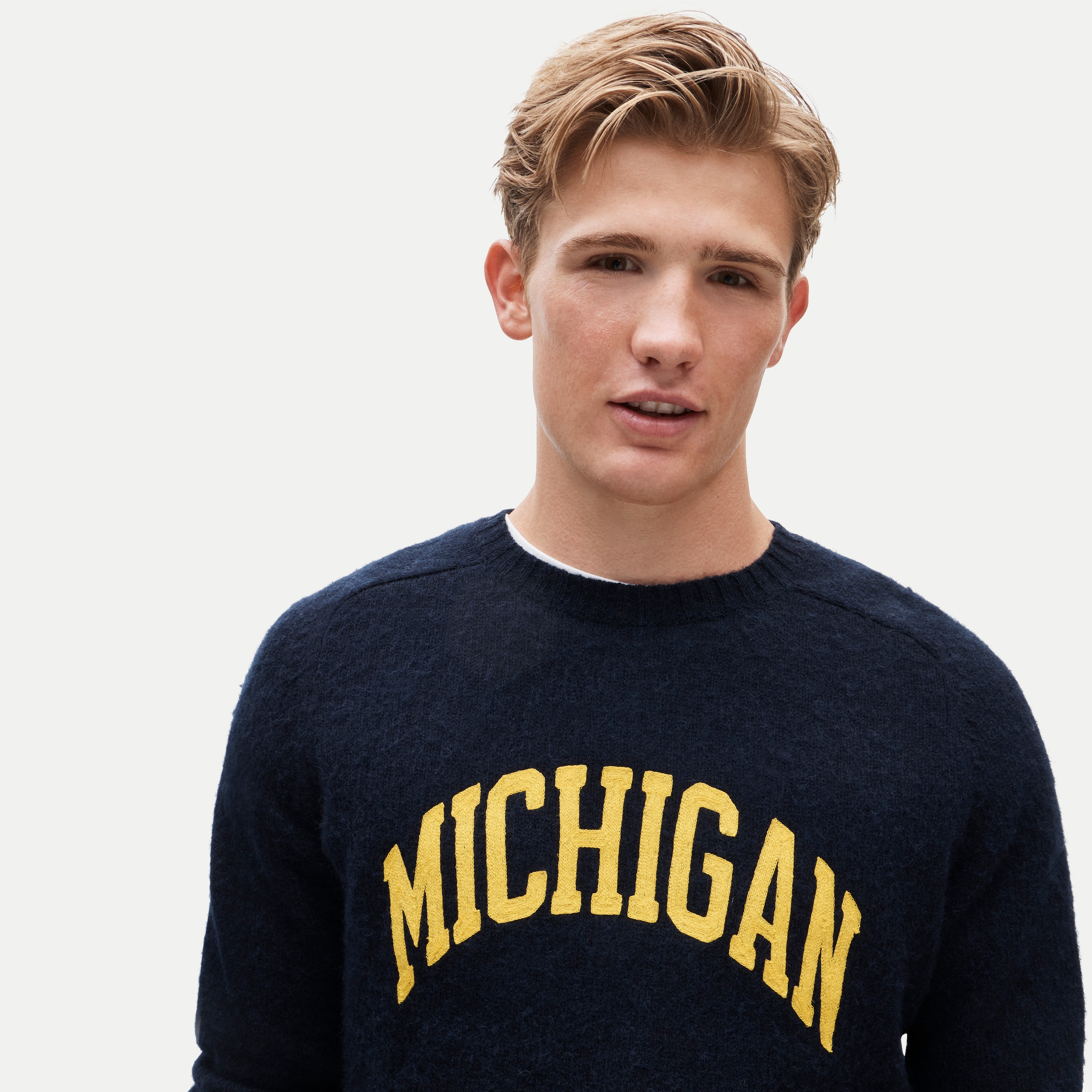 '47 x J.Crew brushed wool Michigan sweater - thumbnail 2