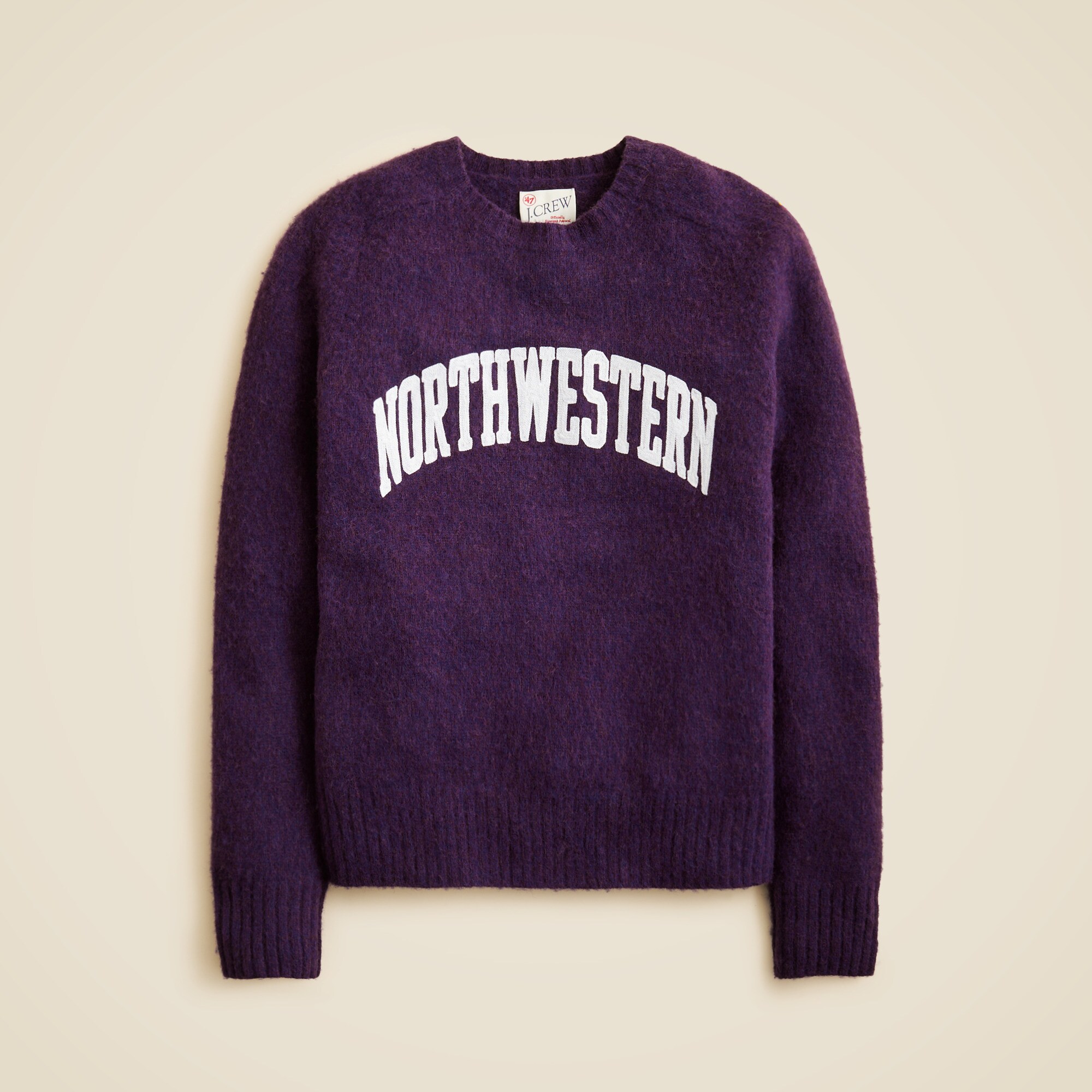womens '47 X J.Crew brushed wool Northwestern sweater