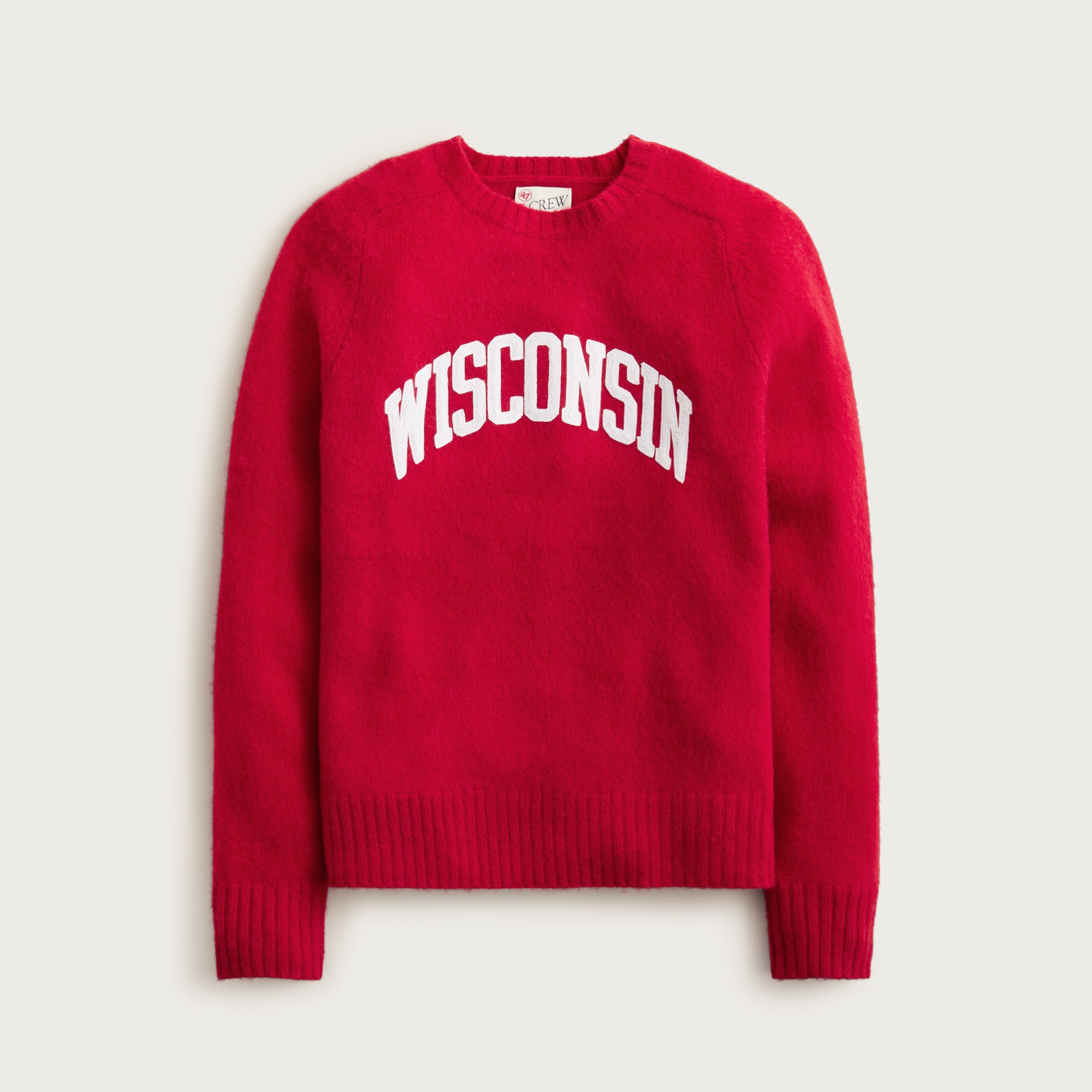'47 X J.Crew brushed wool Wisconsin sweater