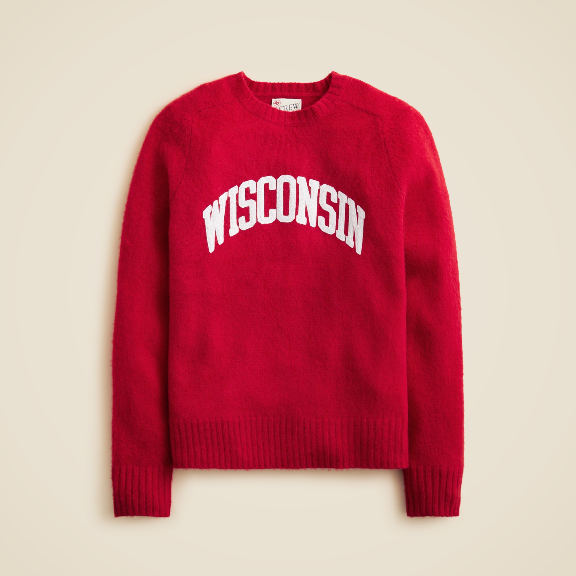 womens '47 X J.Crew brushed wool Wisconsin sweater
