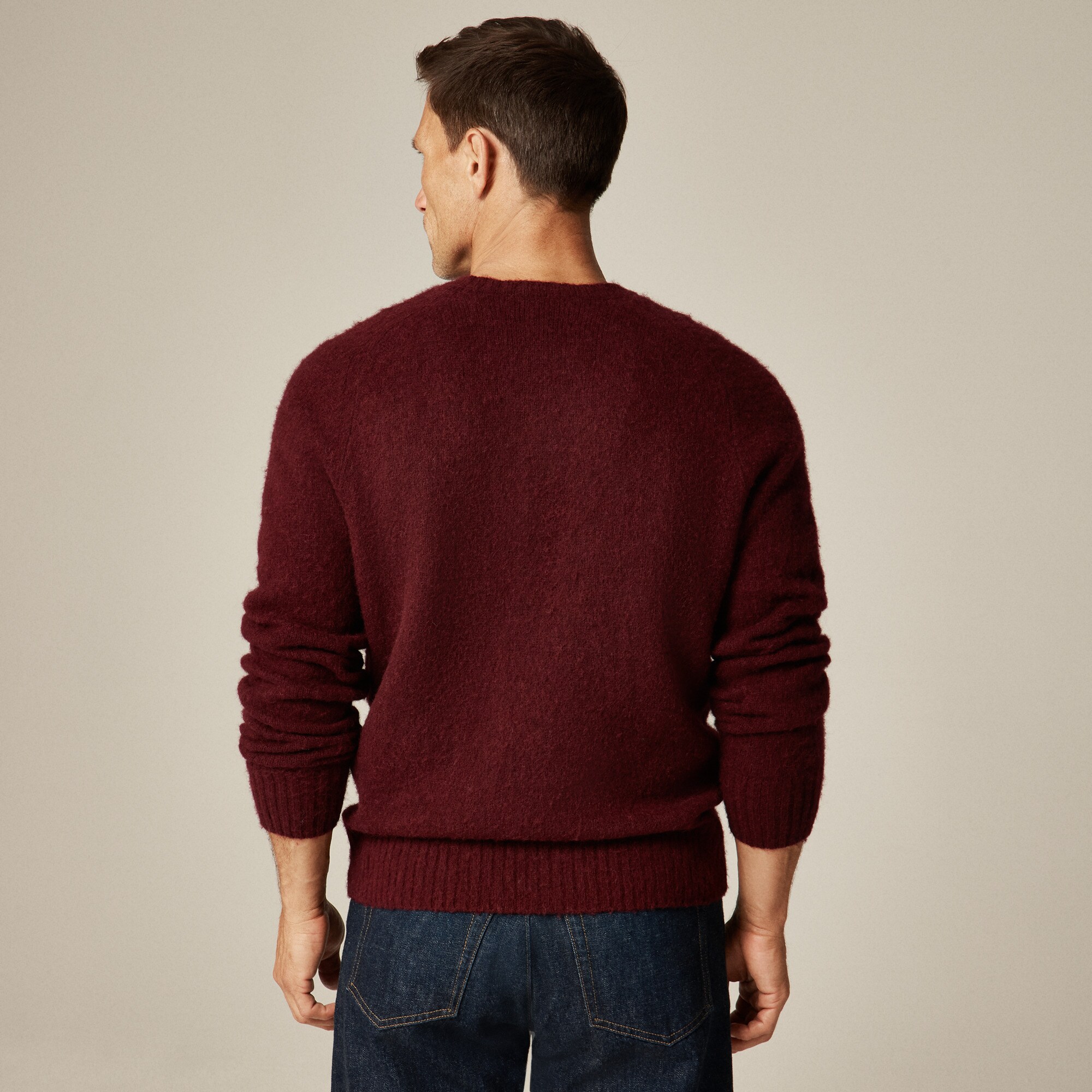 '47 X J.Crew brushed wool Boston College sweater