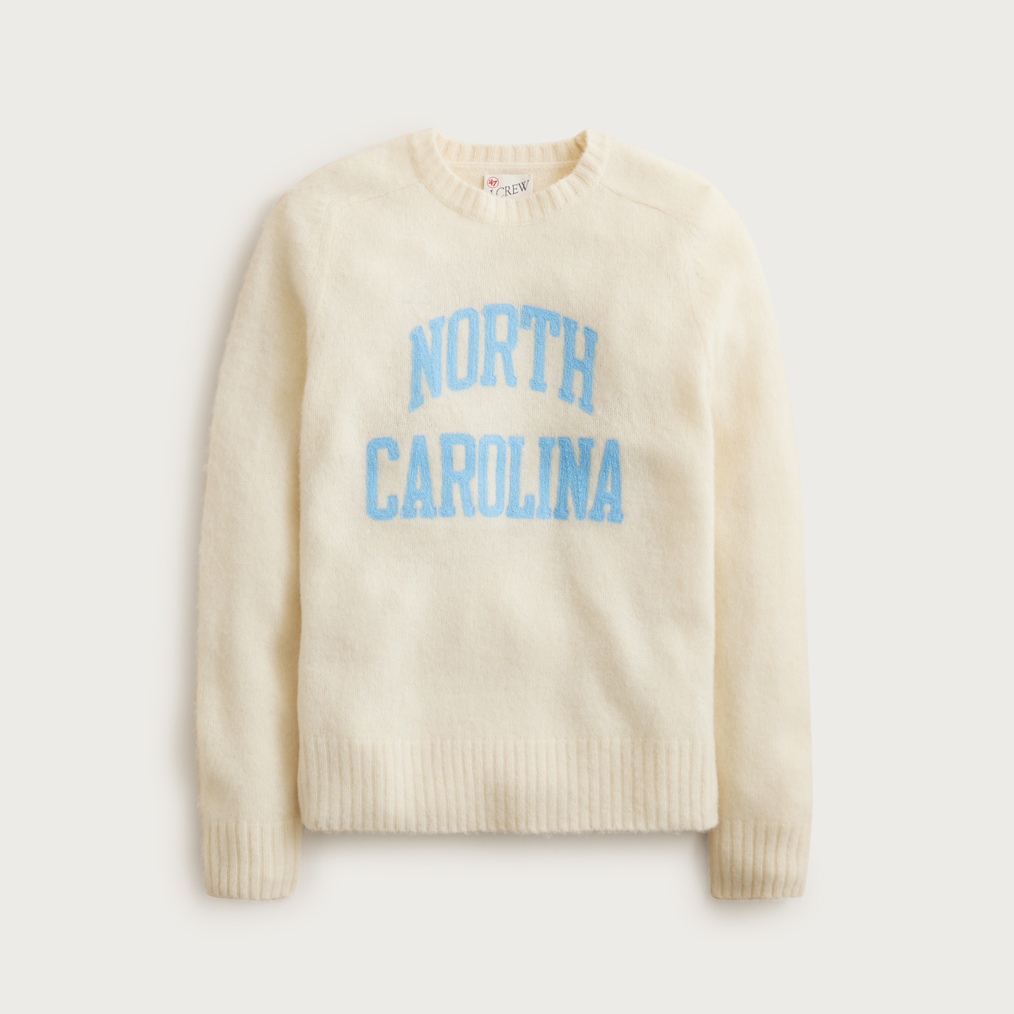  '47 X J.Crew brushed wool North Carolina sweater