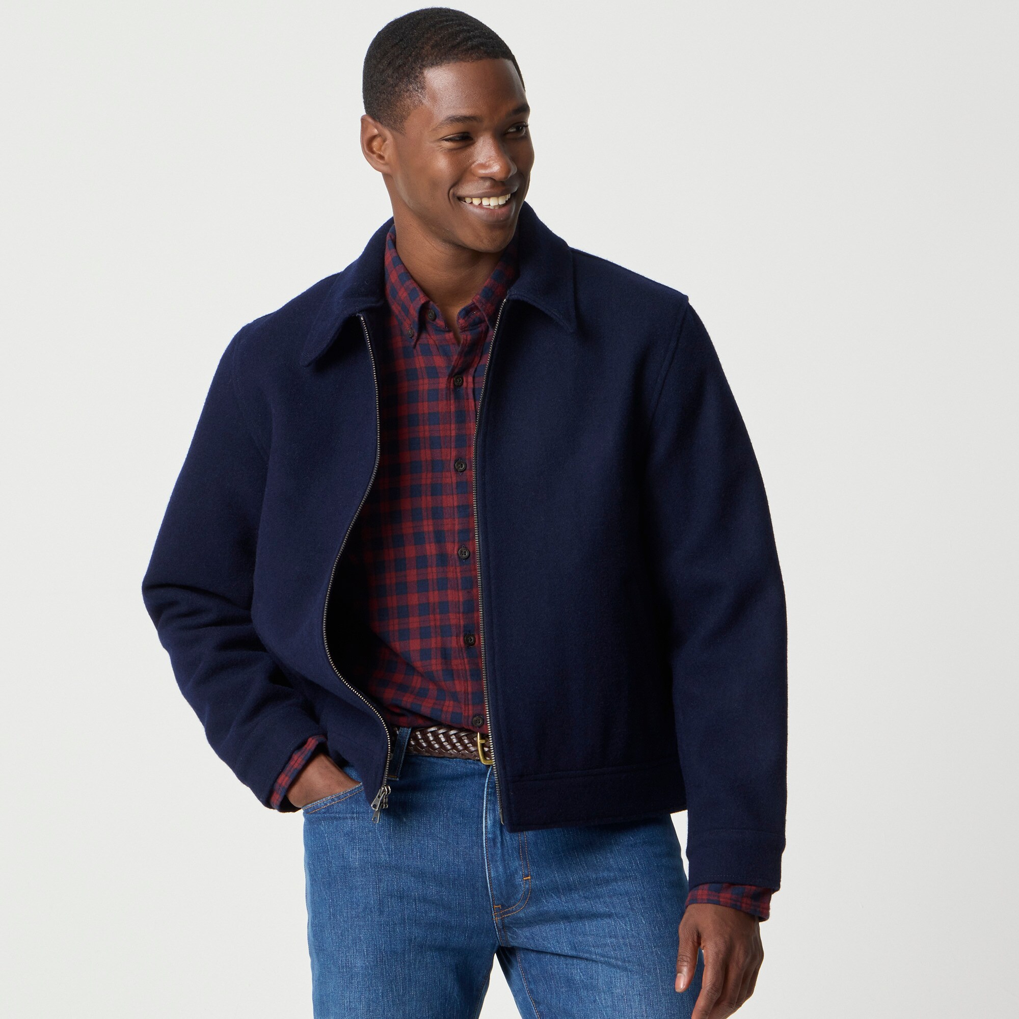 mens Wool-blend work jacket