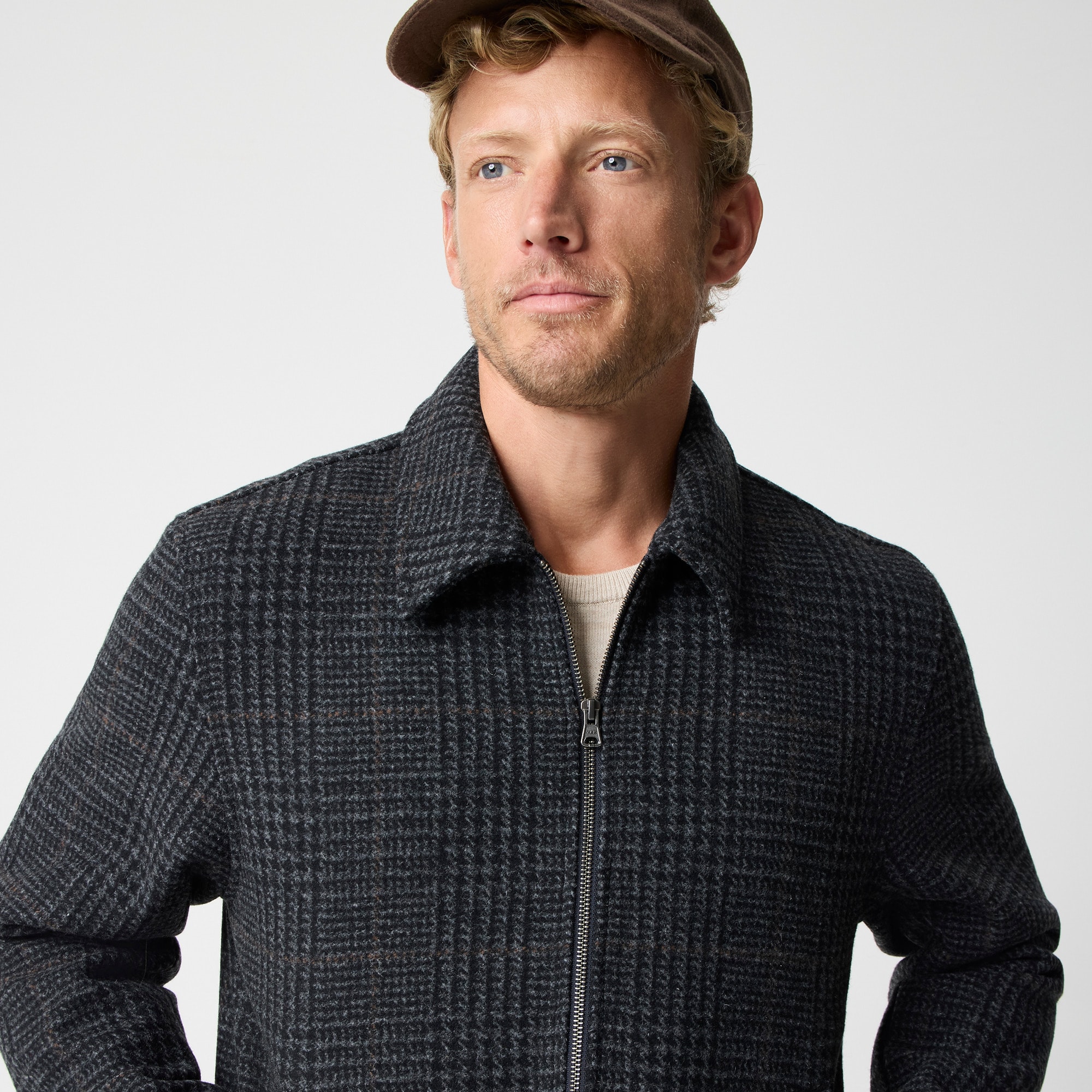Wool-blend work jacket