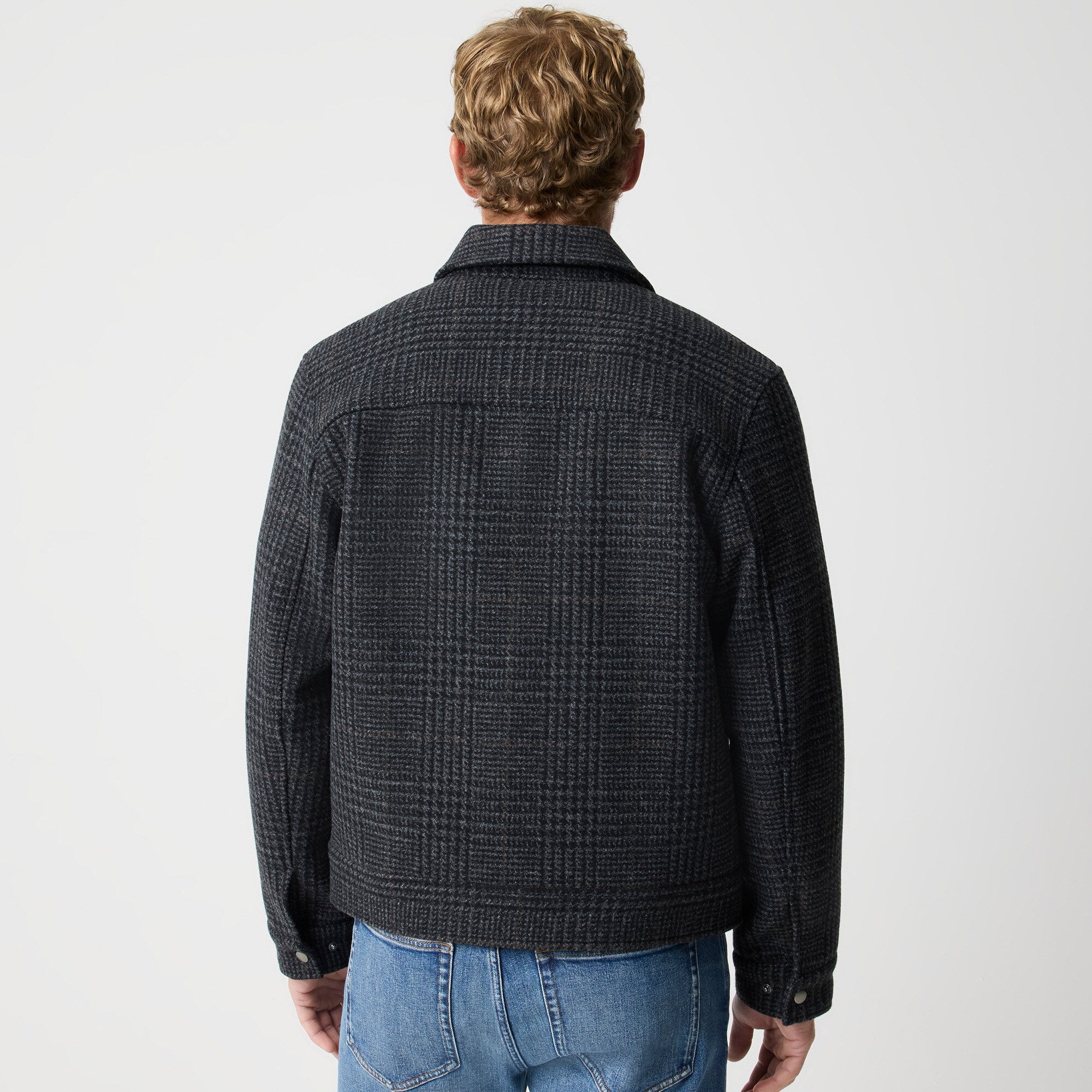 Wool-blend work jacket