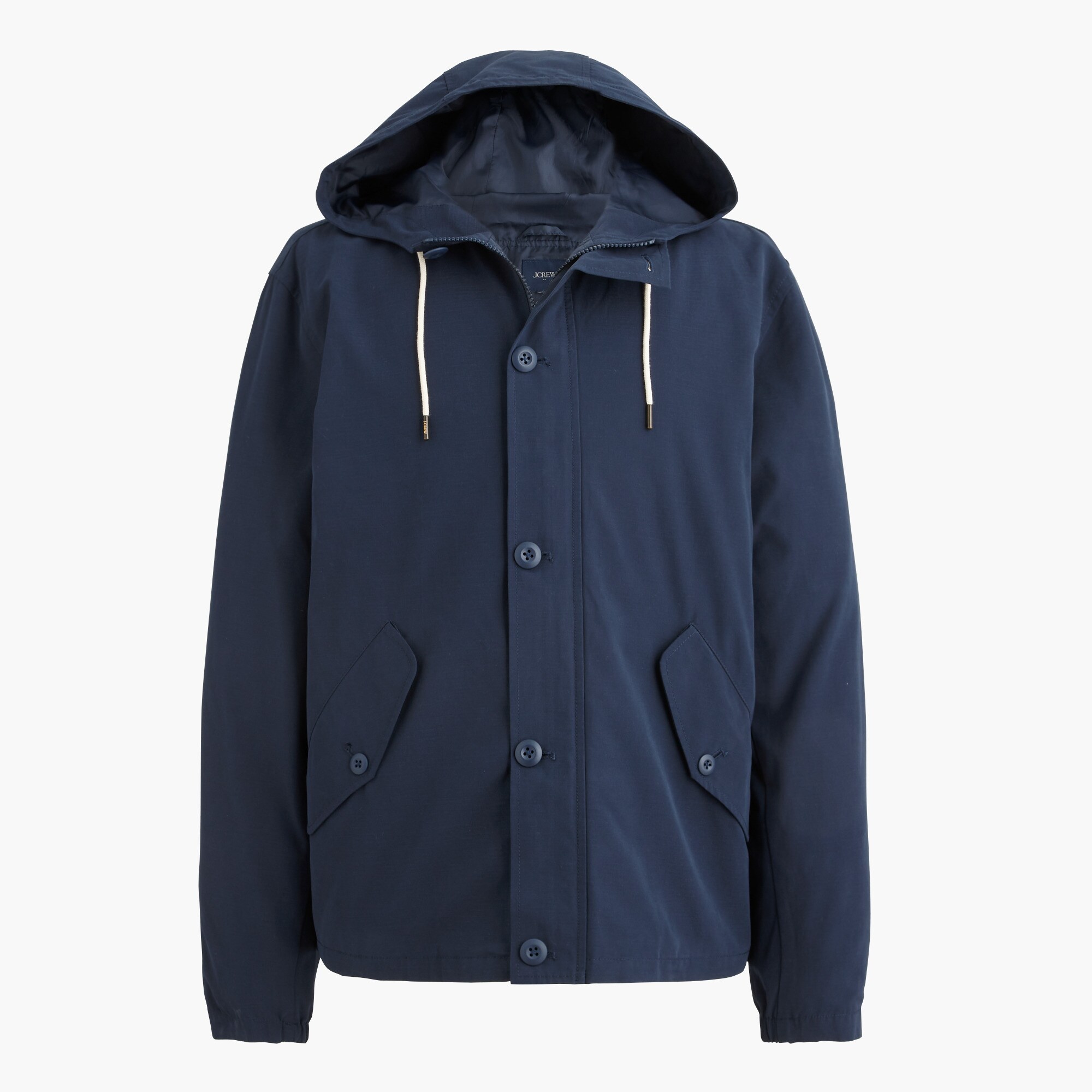 mens Cotton-blend hooded jacket