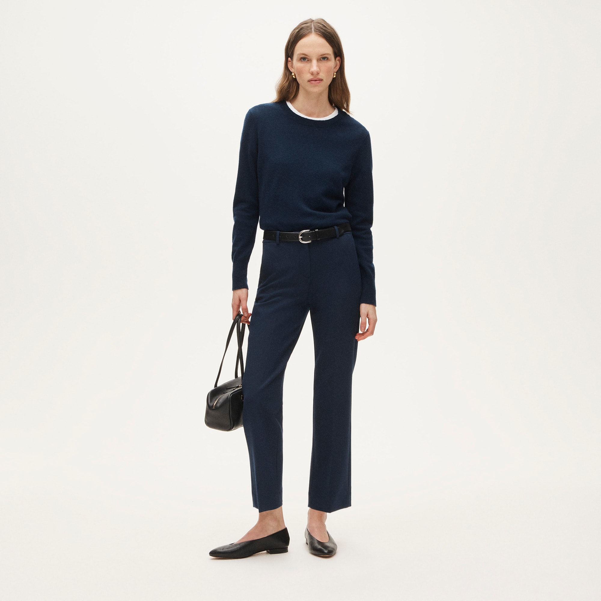 Petite Kaya pant in four-season stretch - Navy