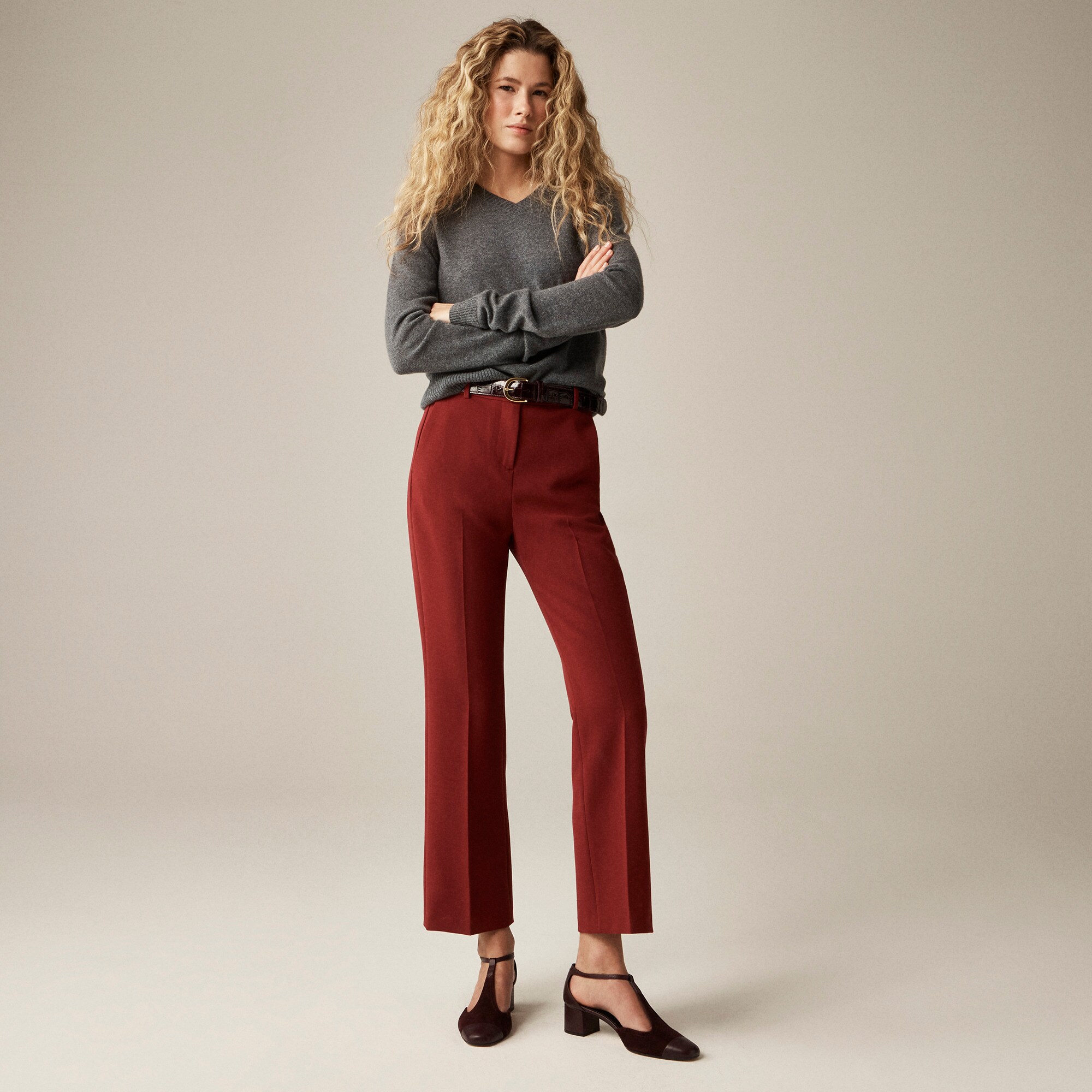 Kaya Pant In Four-season Stretch For Women | J.Crew display picture 1