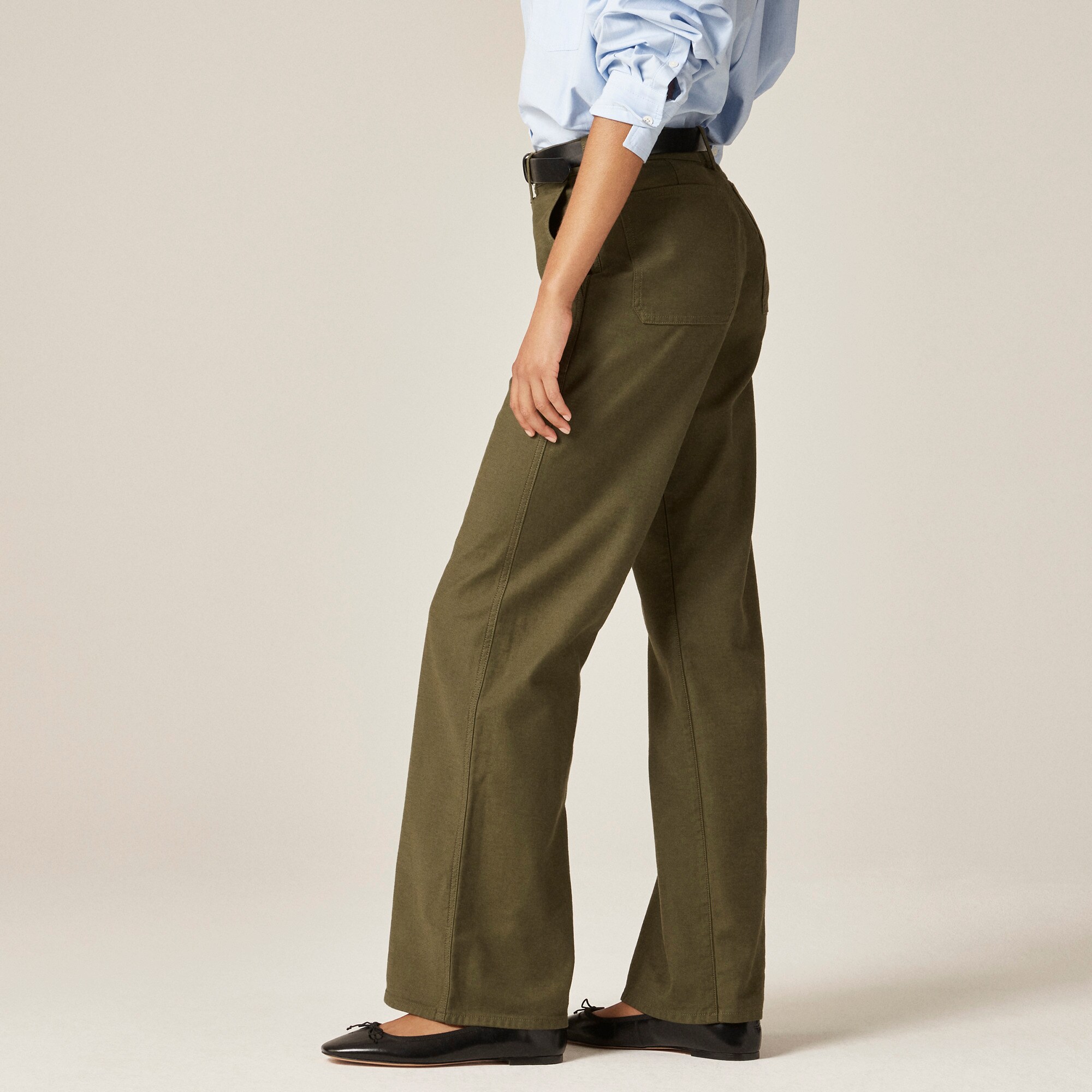 Camp-pocket Wide-leg Pant For Women | J.Crew