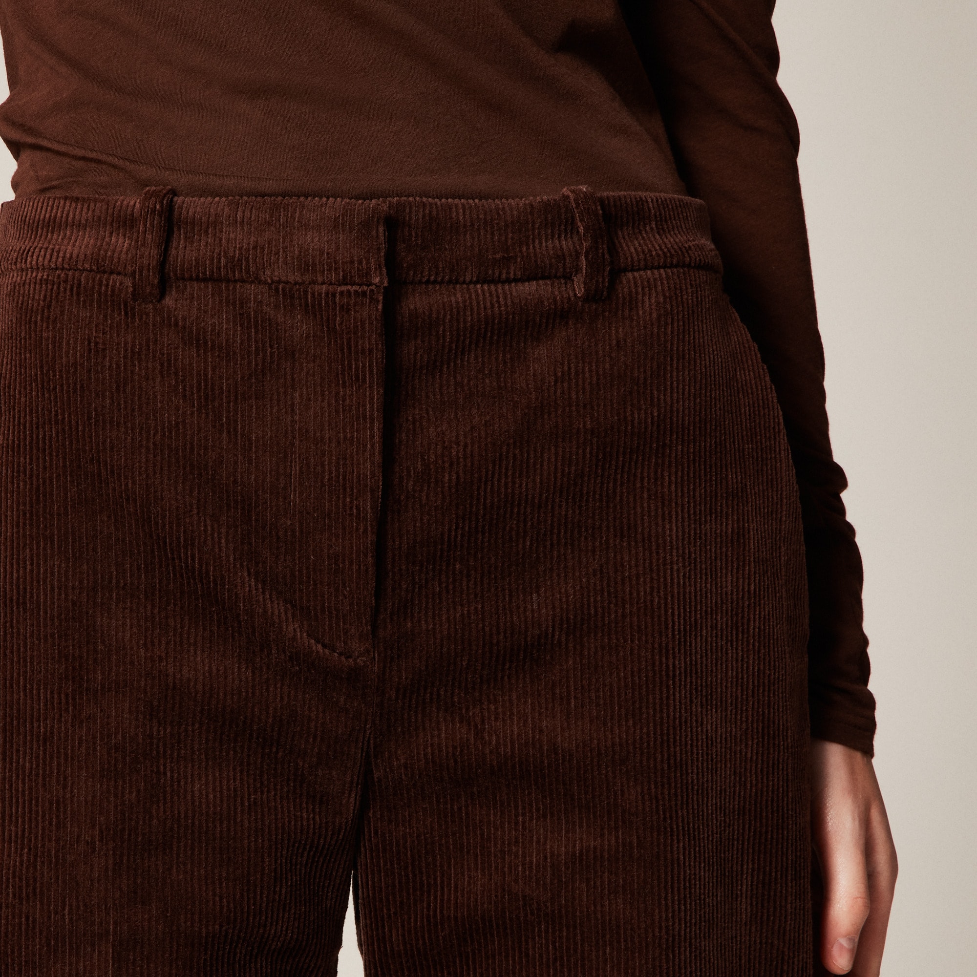 Wide-leg Trouser In Stretch Corduroy For Women | J.Crew