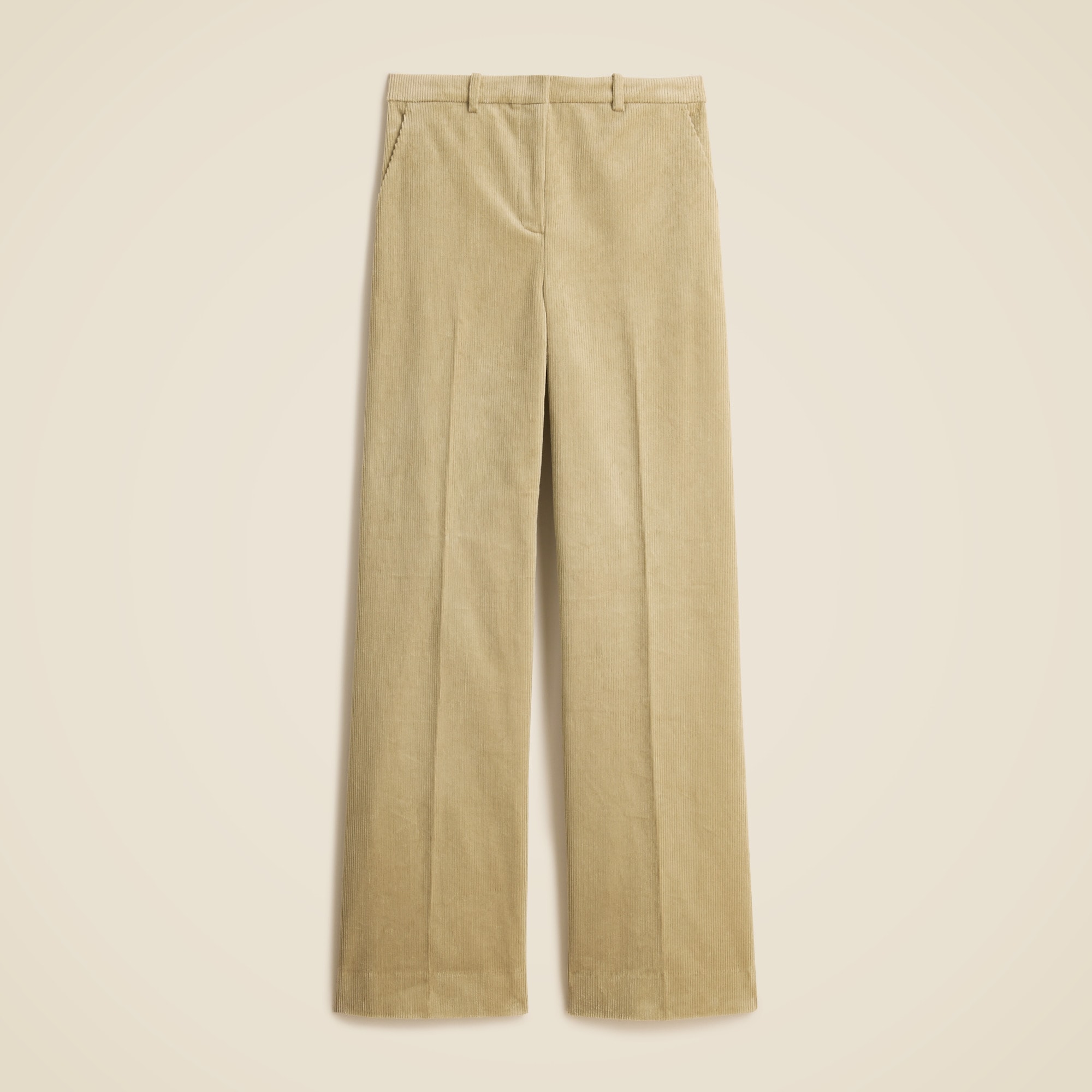 Patch-pocket lady jacket in stretch corduroy