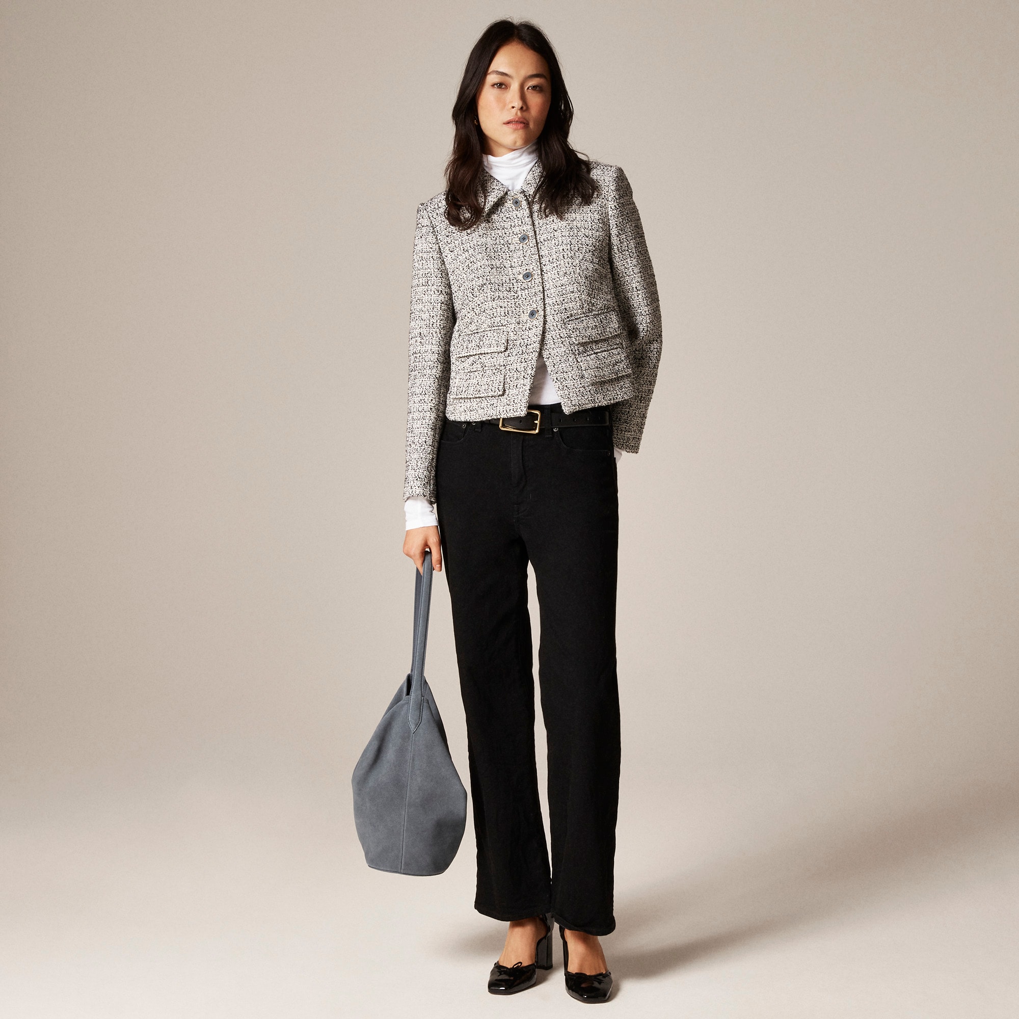 Lucie jacket in marled tweed - image 3