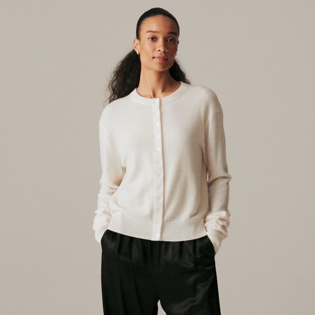 Perfect cashmere cardigan sweater
