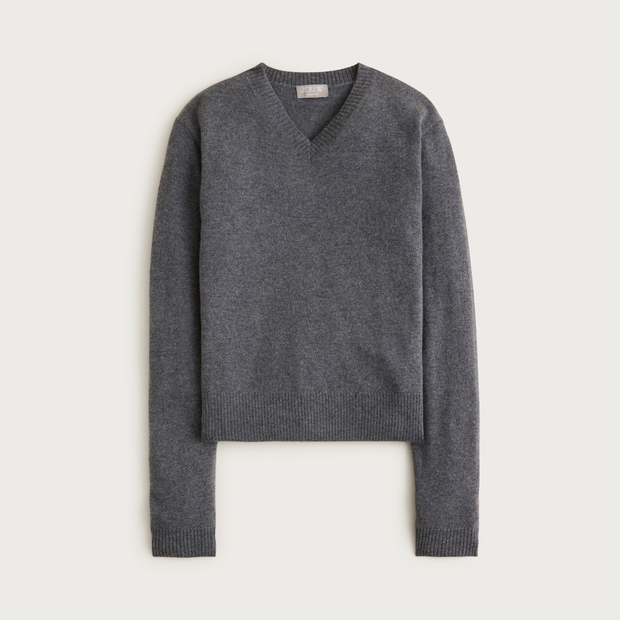 Cashmere high V-neck sweater from J.Crew - $148