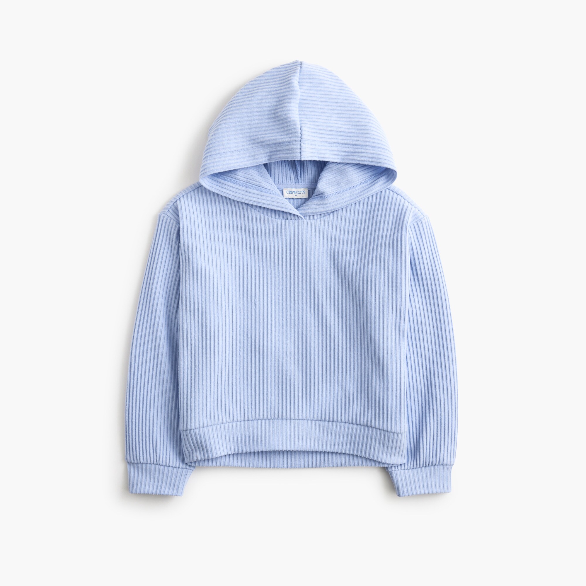  Girls' ribbed hoodie
