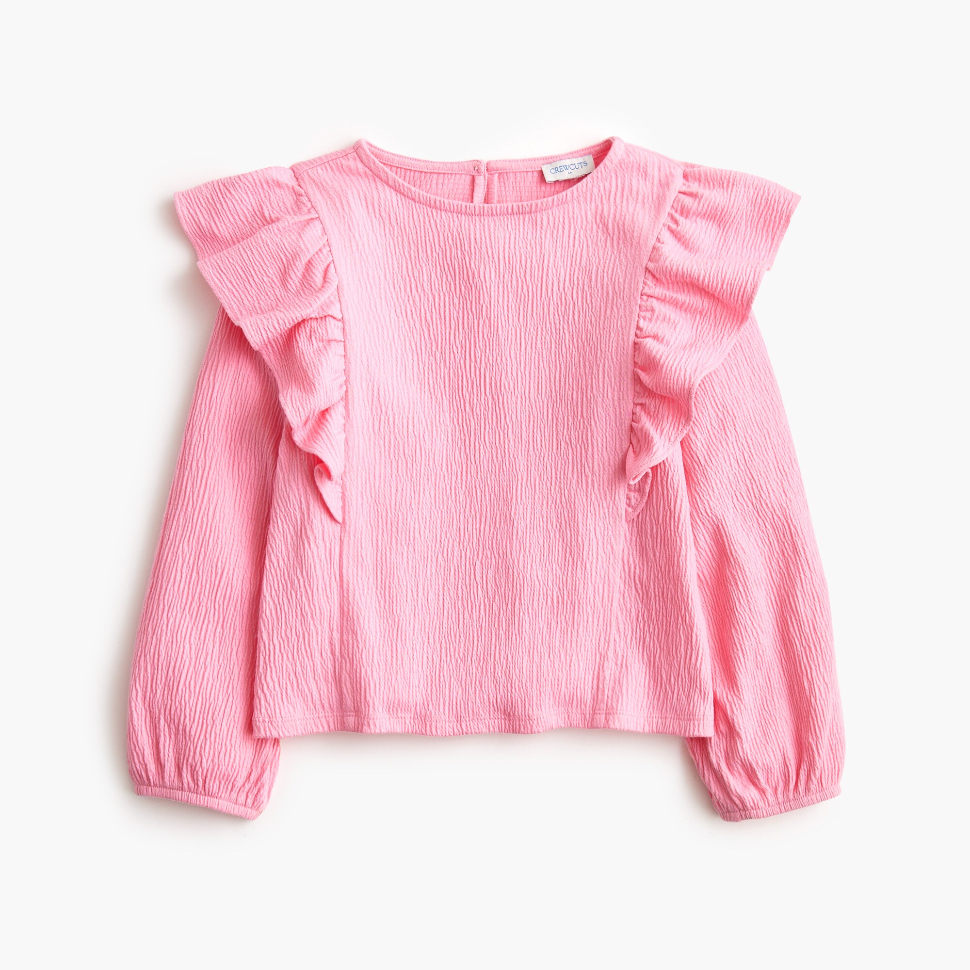 Girls' striped relaxed cardigan sweater