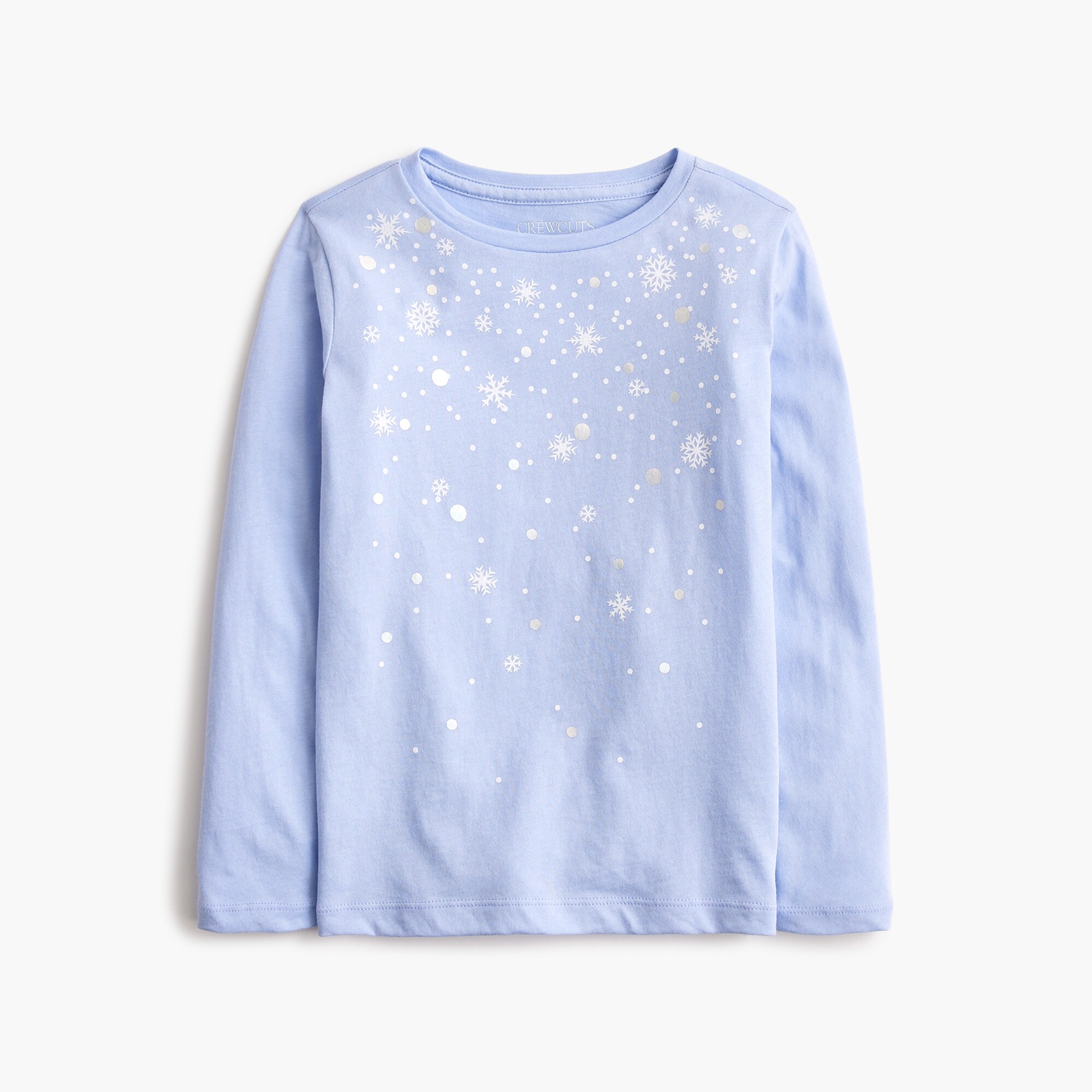  Girls' snowflakes graphic tee