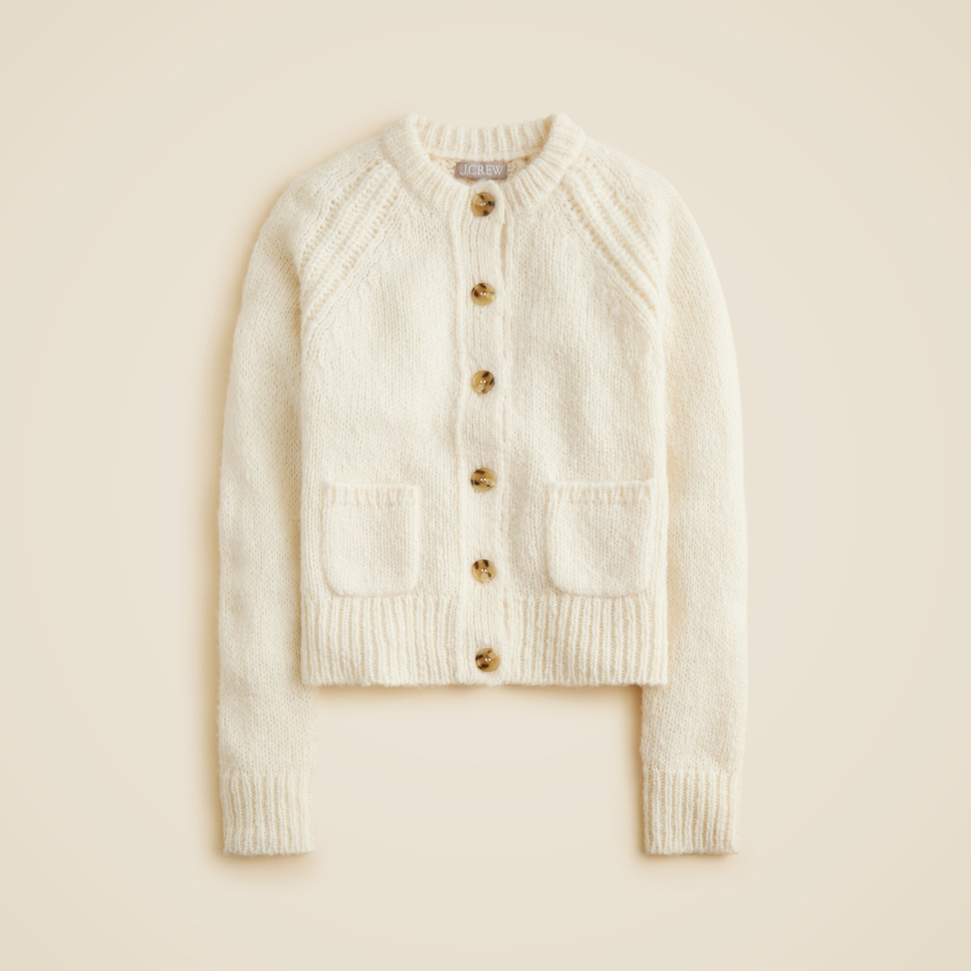Raglan cardigan