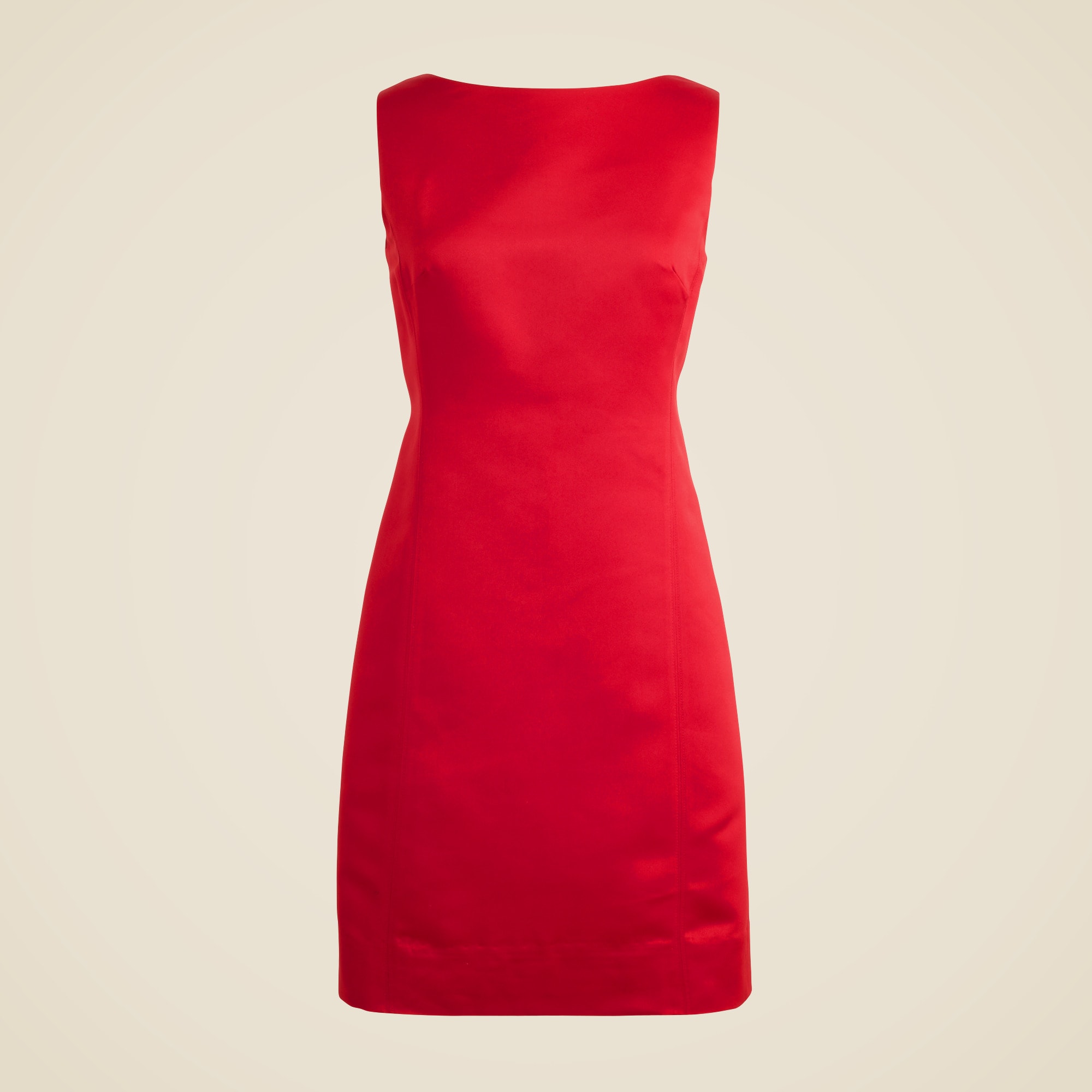 Collection scoopback mini dress in satin - image 5
