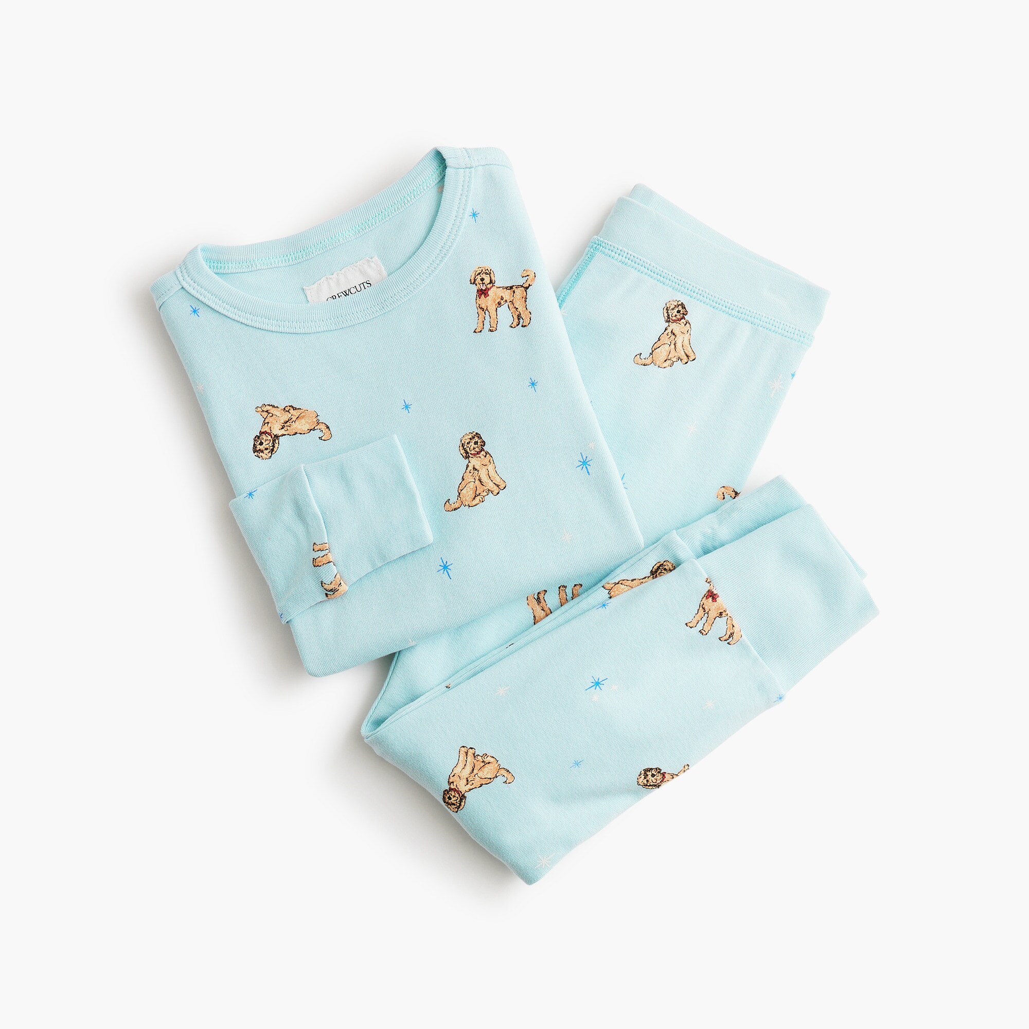 Girls' short-sleeve ombré flower pajama set