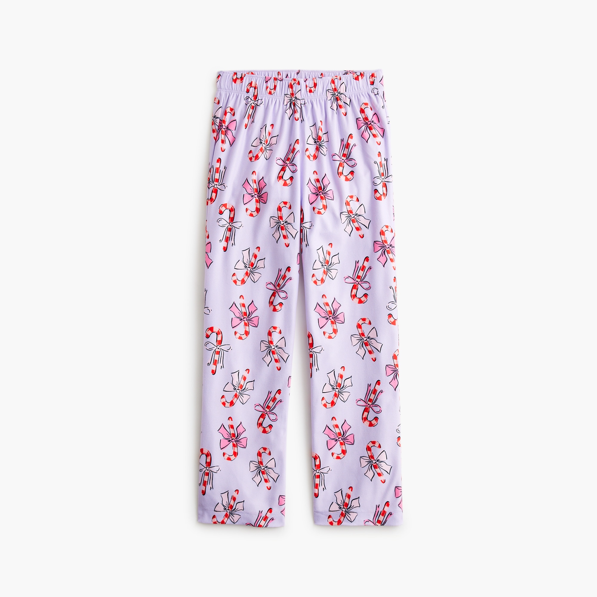  Girls' candy cane flannel pajama pant