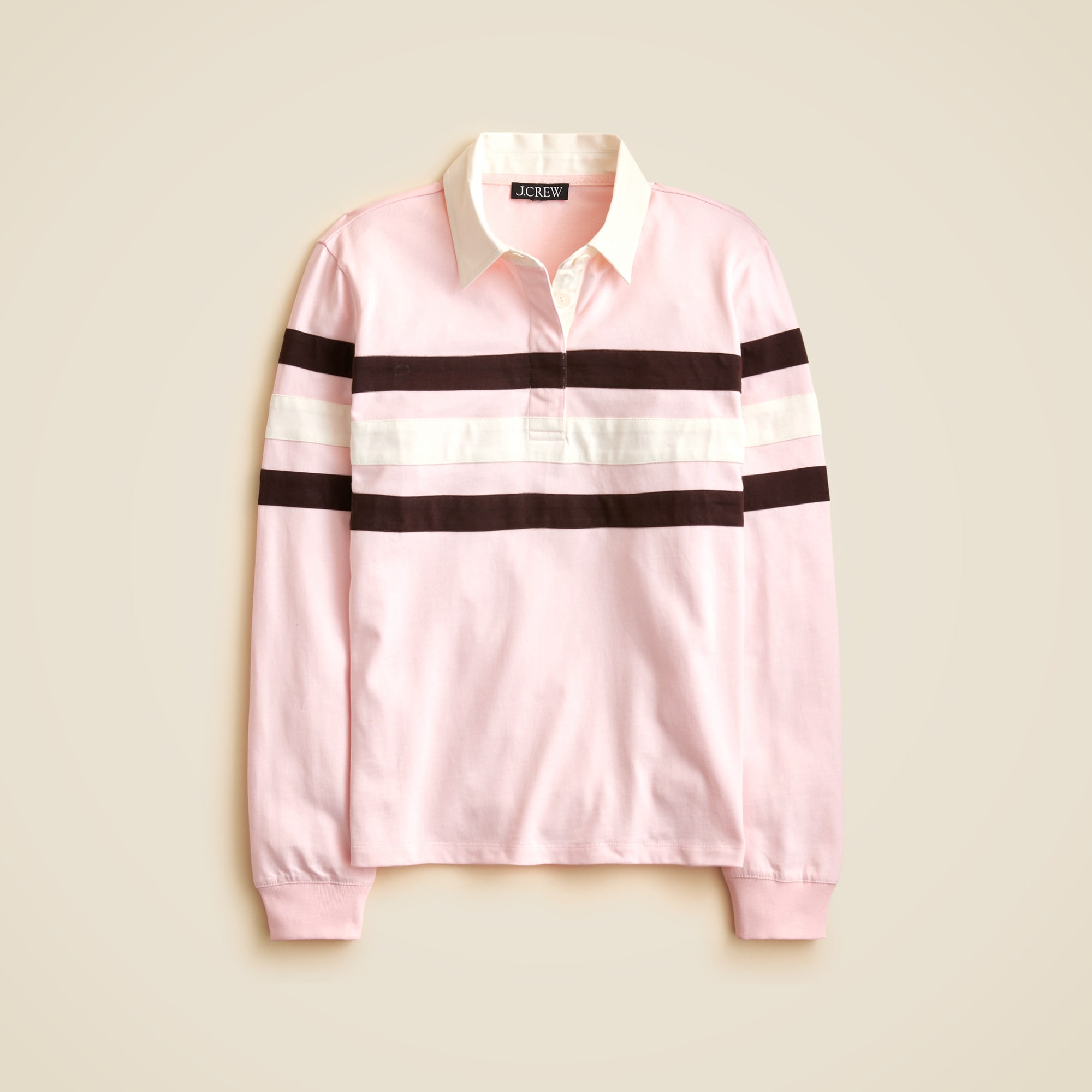 New premium-weight classic rugby shirt in stripe
