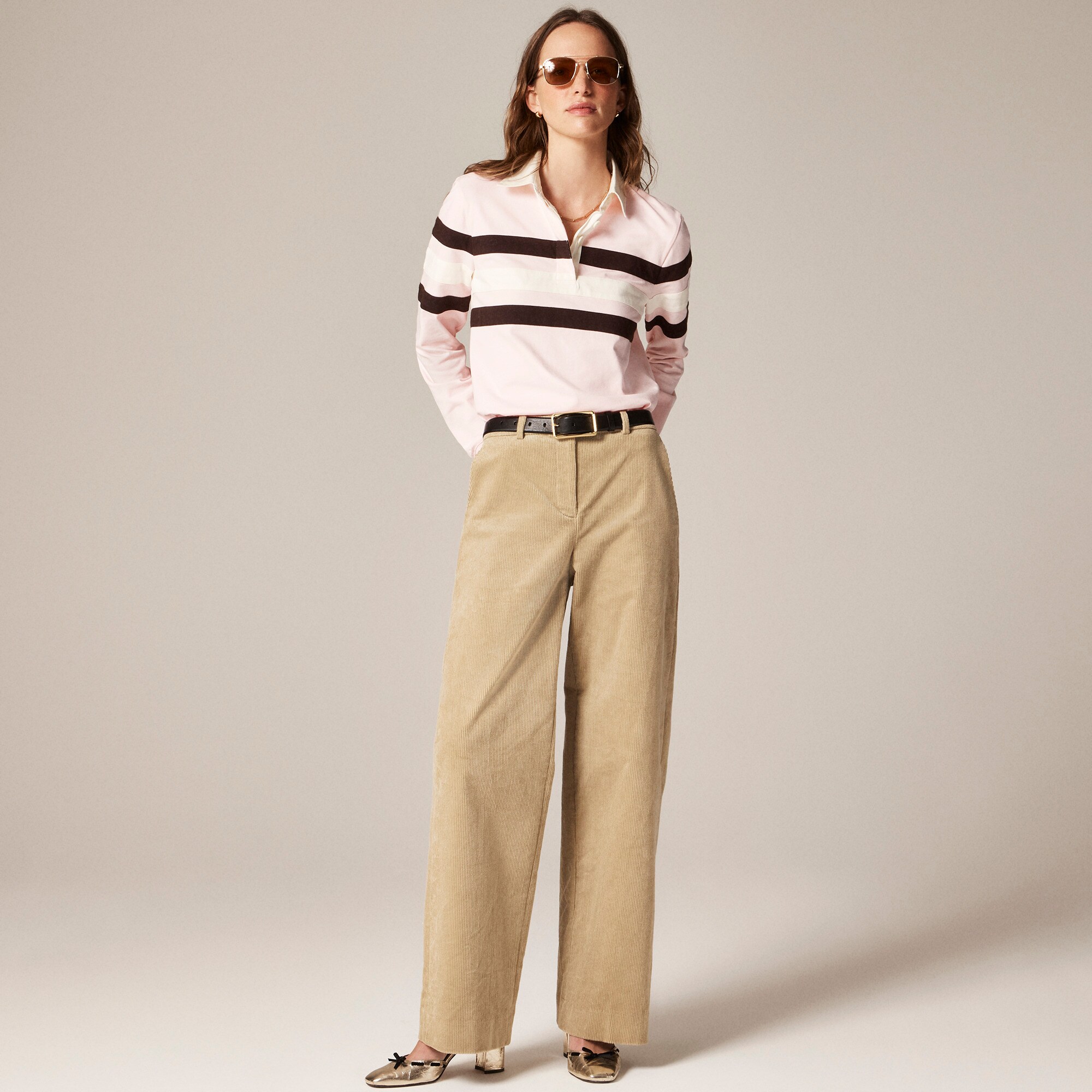 New premium-weight classic rugby shirt in stripe