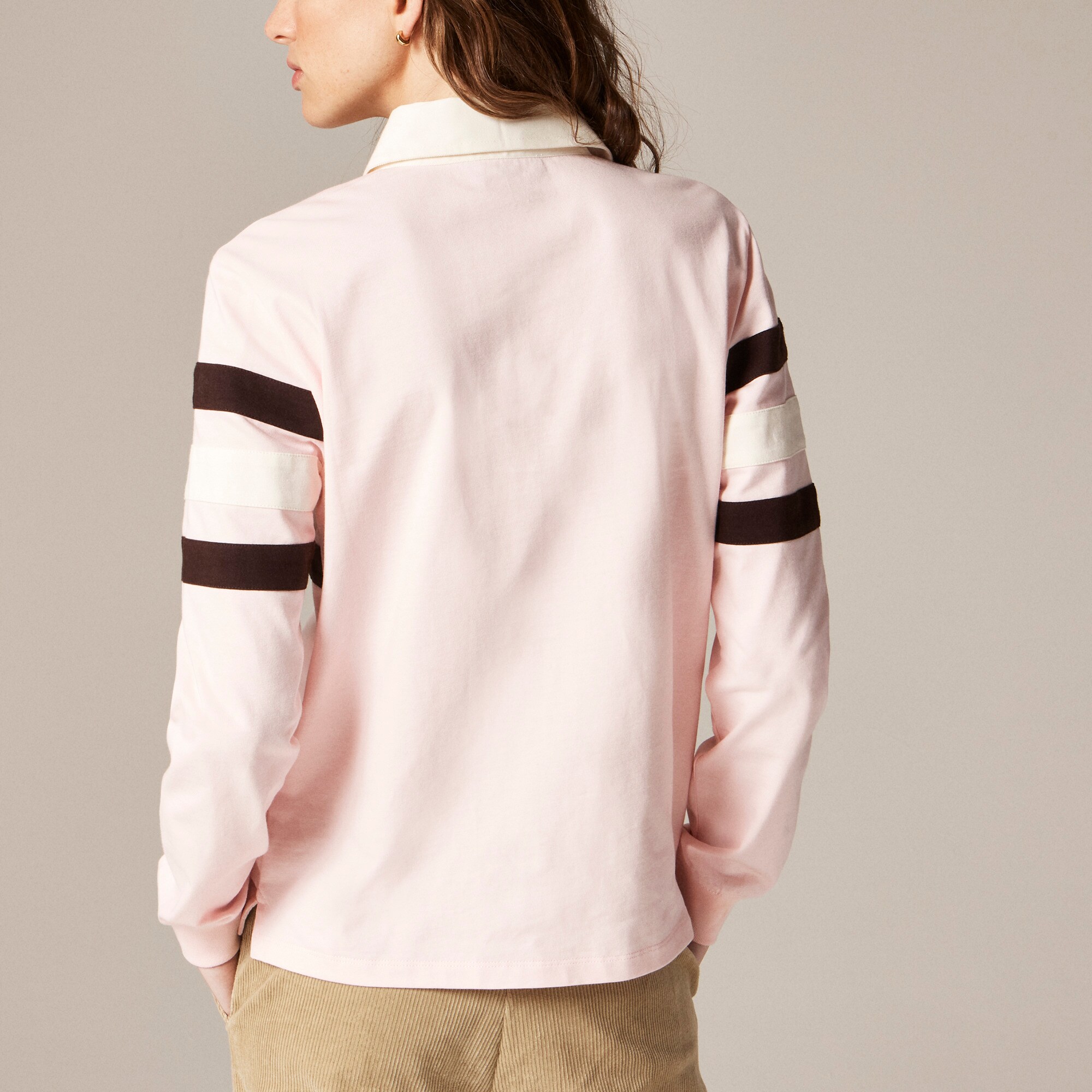 New premium-weight classic rugby shirt in stripe