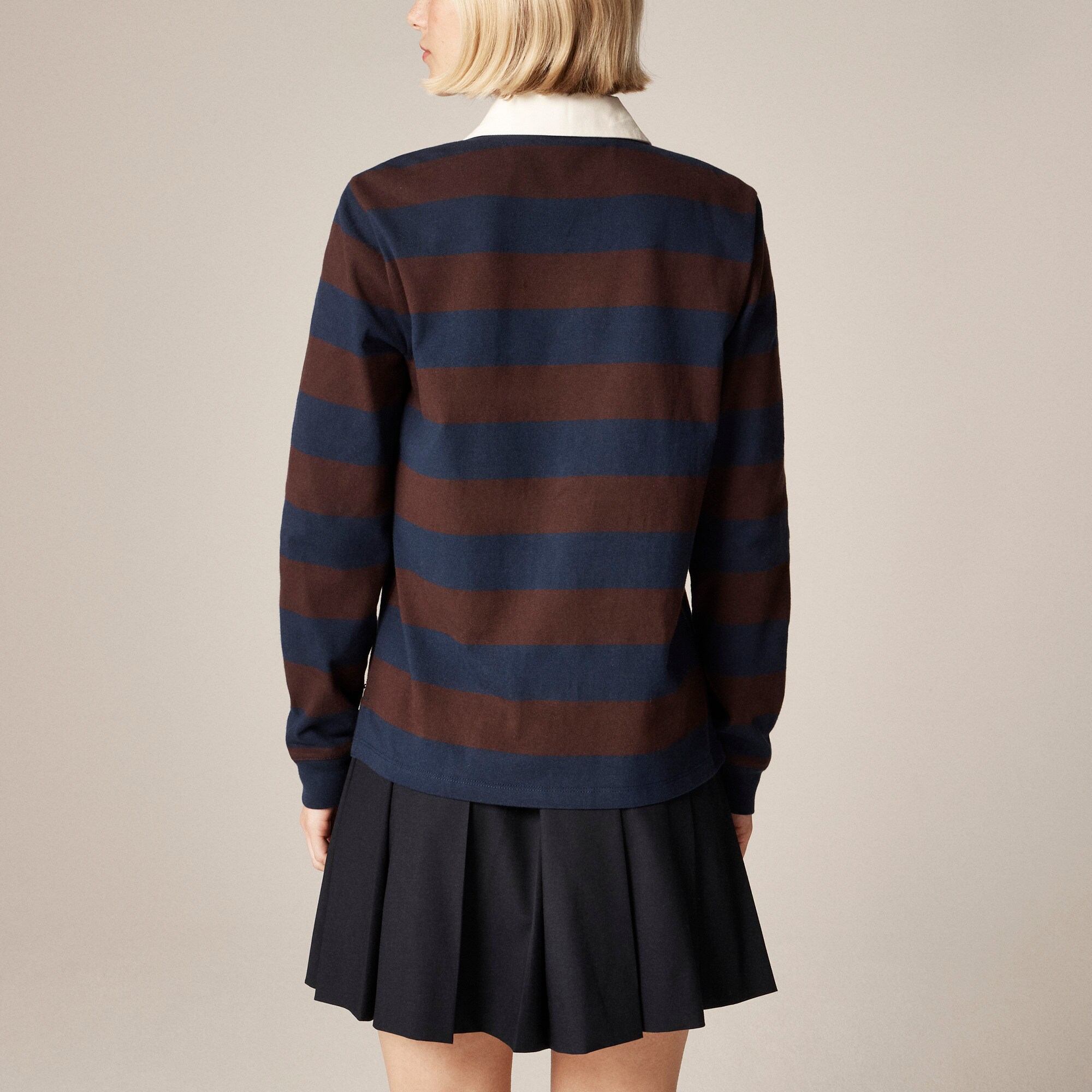 New premium-weight classic rugby shirt with embellishments