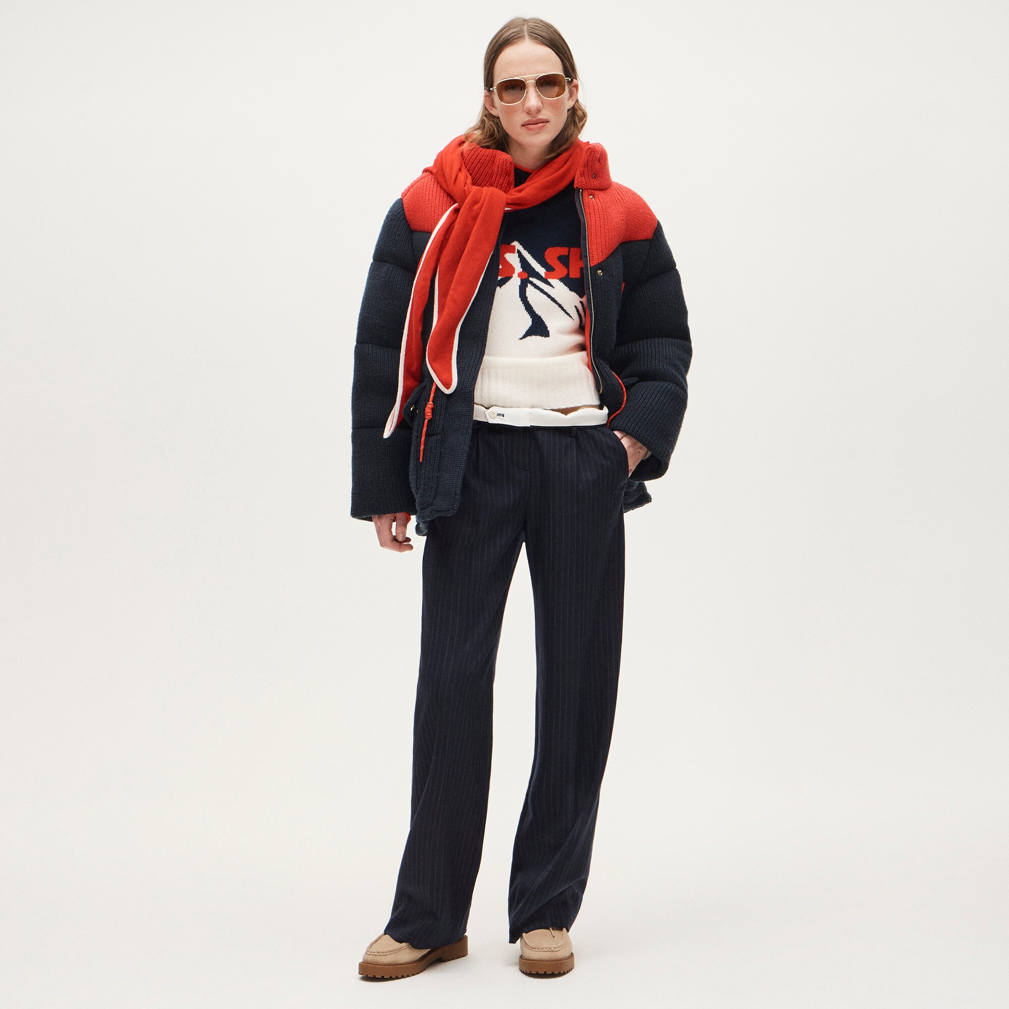 U.S. Ski & Snowboard by J.Crew graphic Rollneck™ sweater in vintage wool