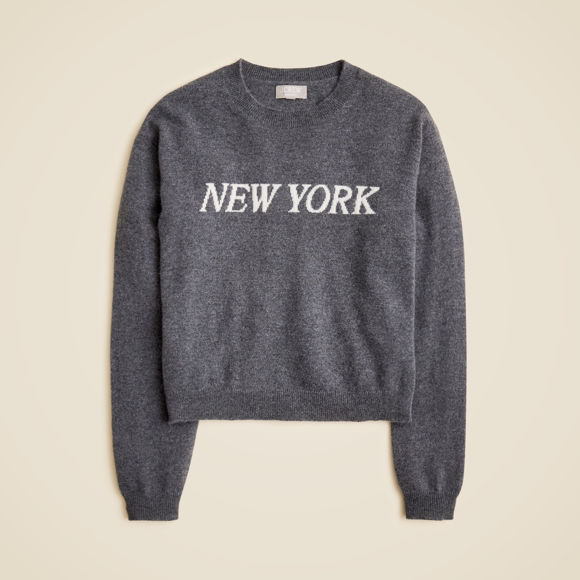  Perfect cashmere &quot;New York&quot; crewneck