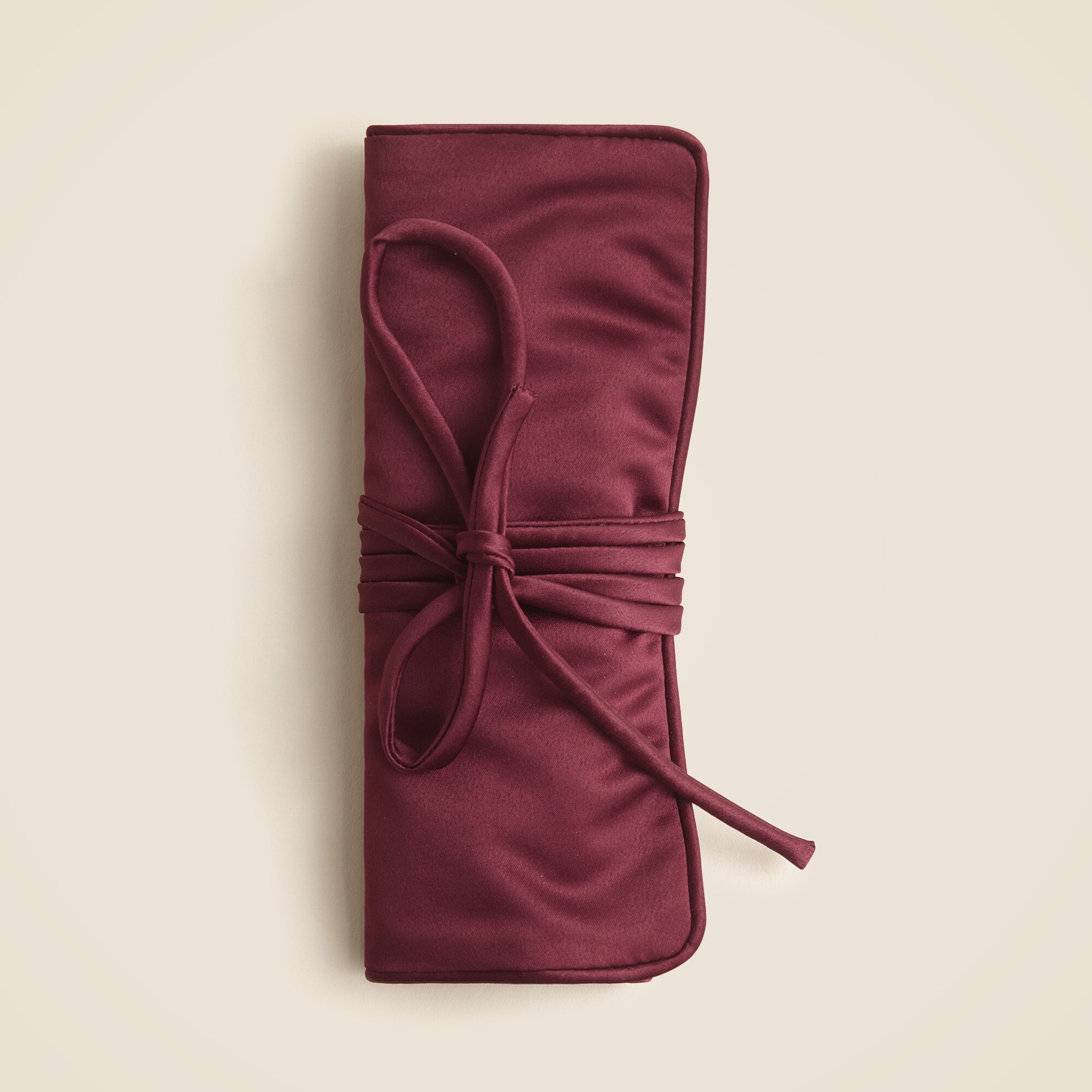 womens Satin jewelry roll