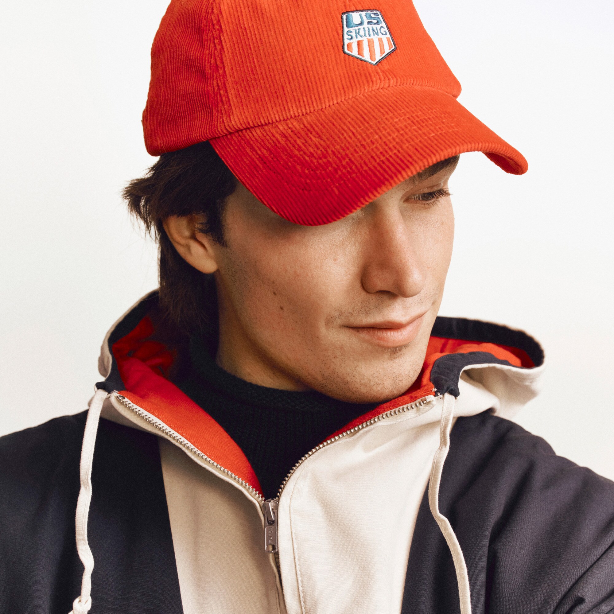 U.S. Ski & Snowboard by J.Crew embroidered corduroy baseball cap