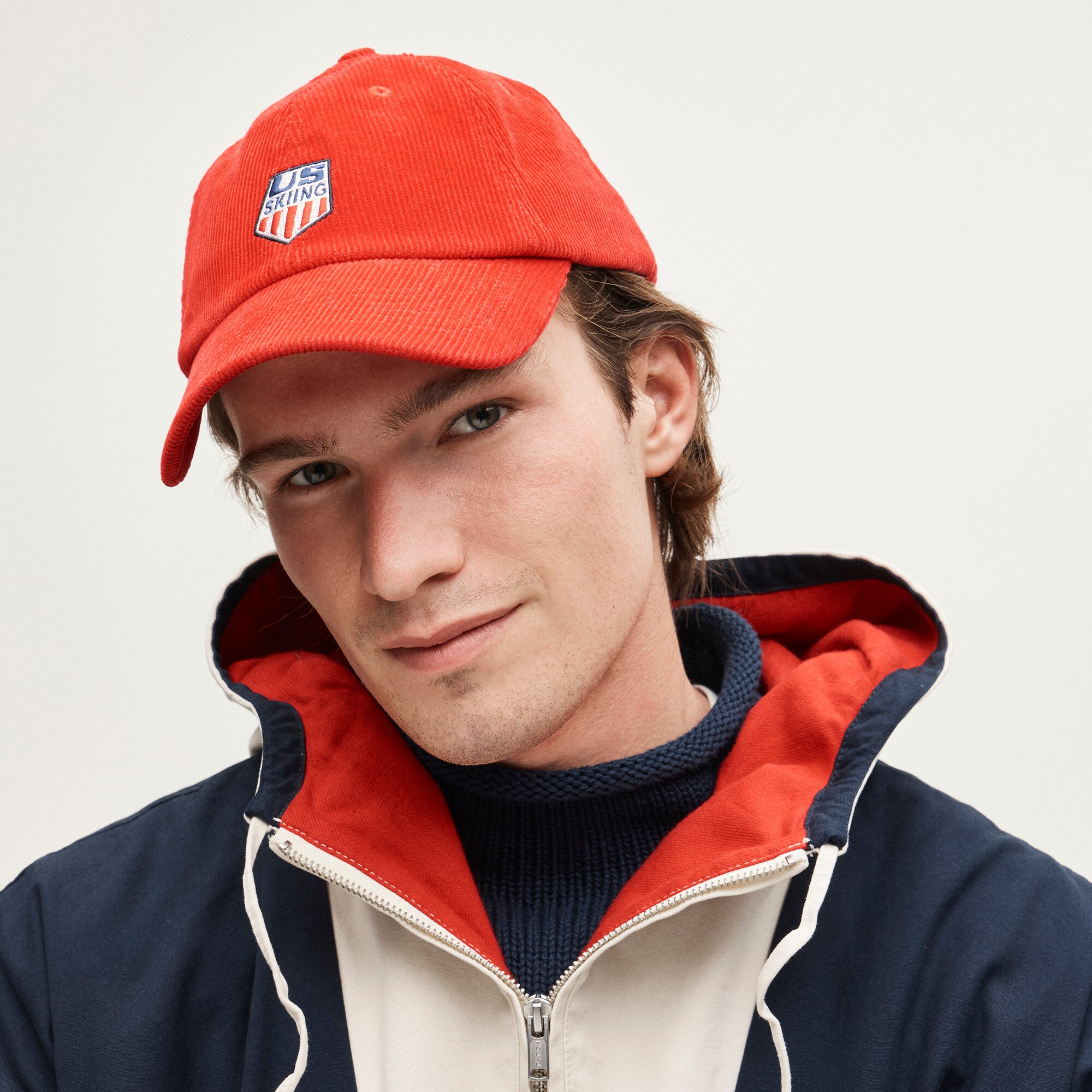 U.S. Ski & Snowboard by J.Crew embroidered corduroy baseball cap