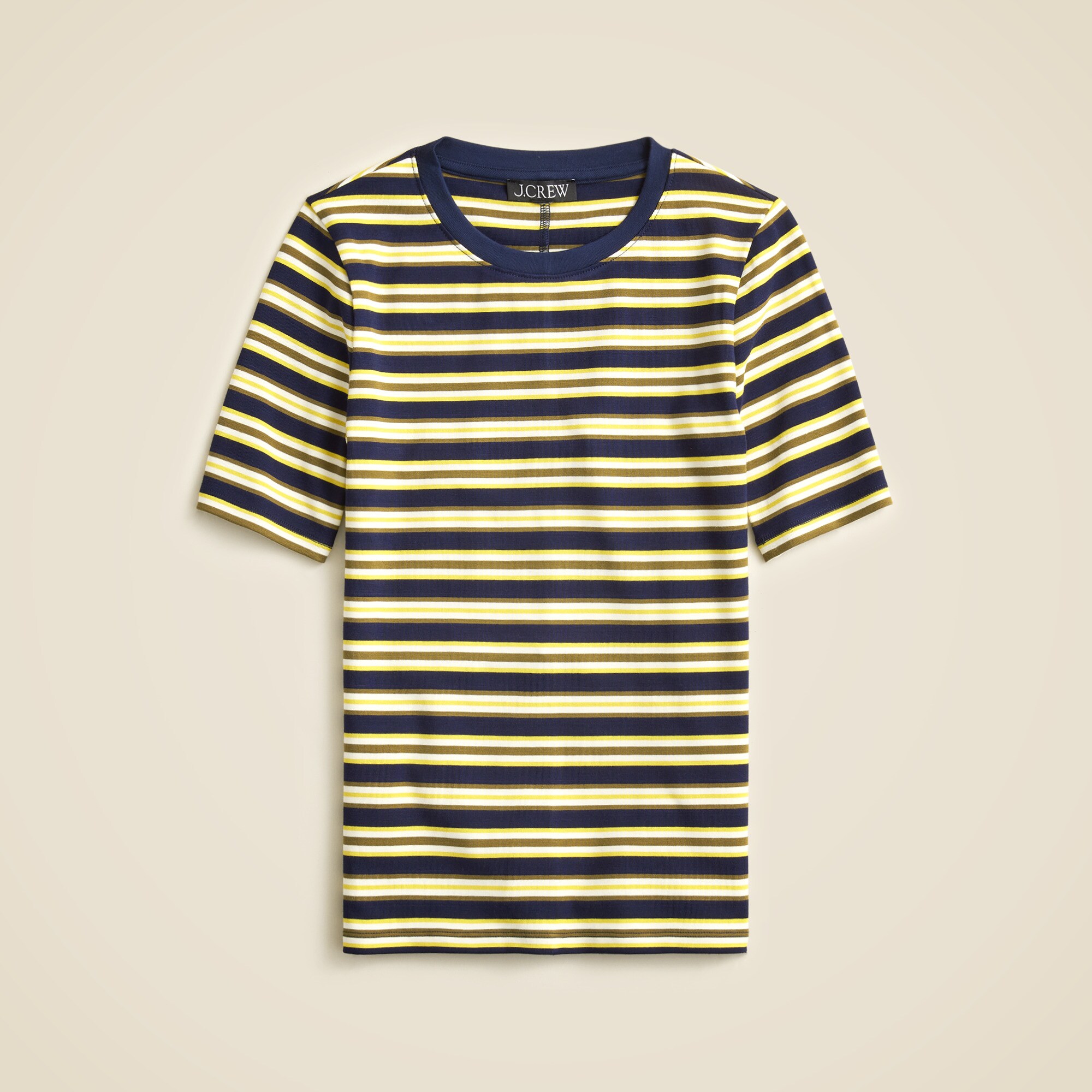 refined-rib-elbow-sleeve-t-shirt-in-stripe-for-women-j-crew