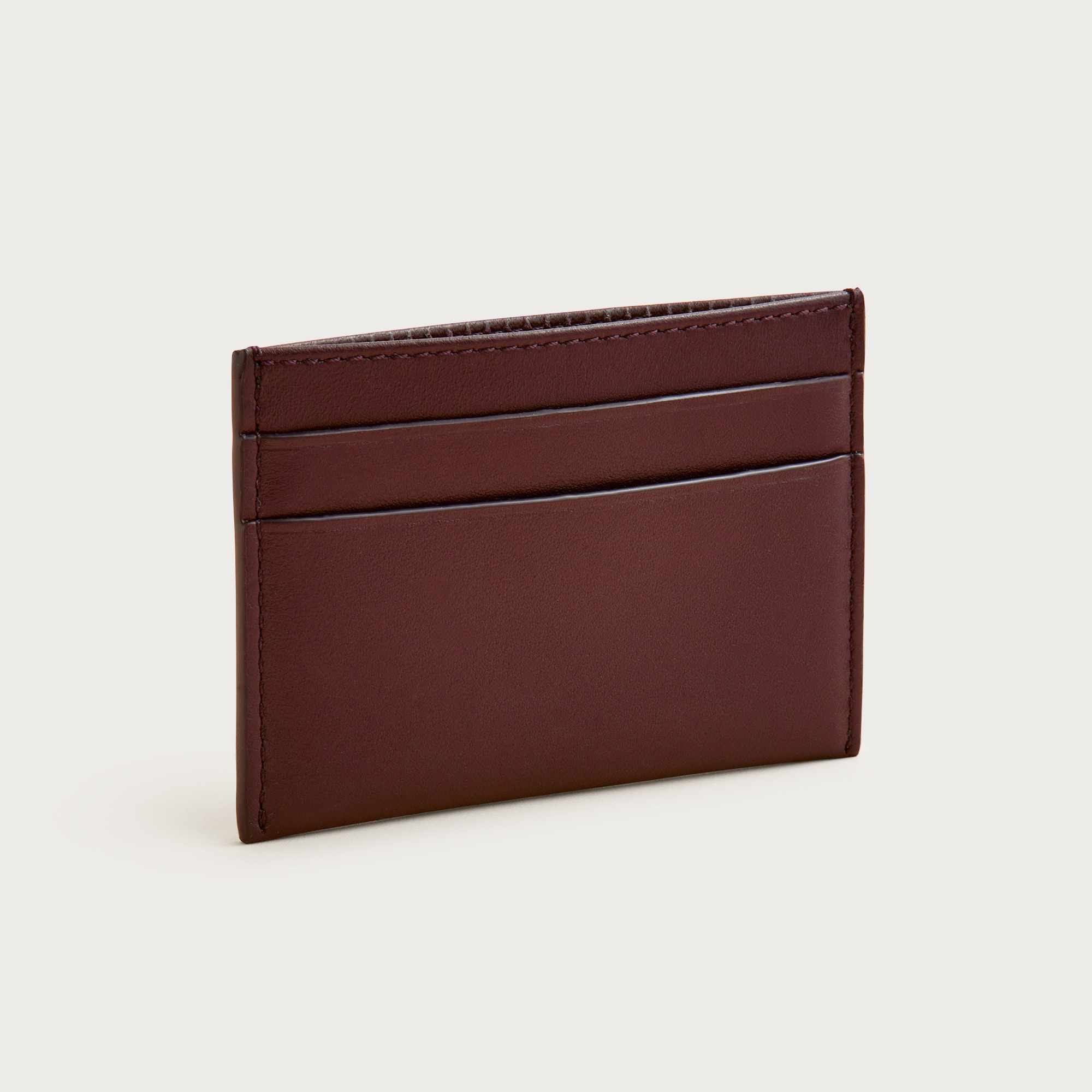 mens Leather double-sided cardholder