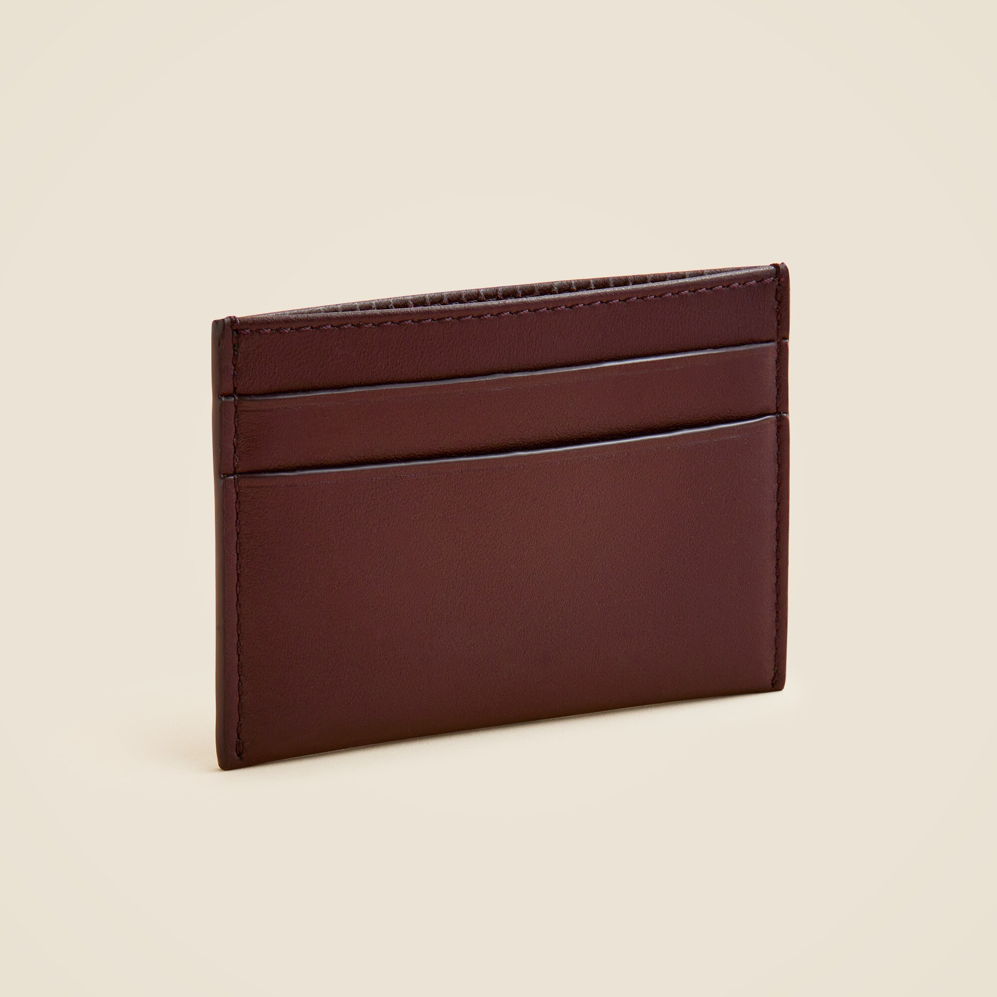 mens Leather double-sided cardholder