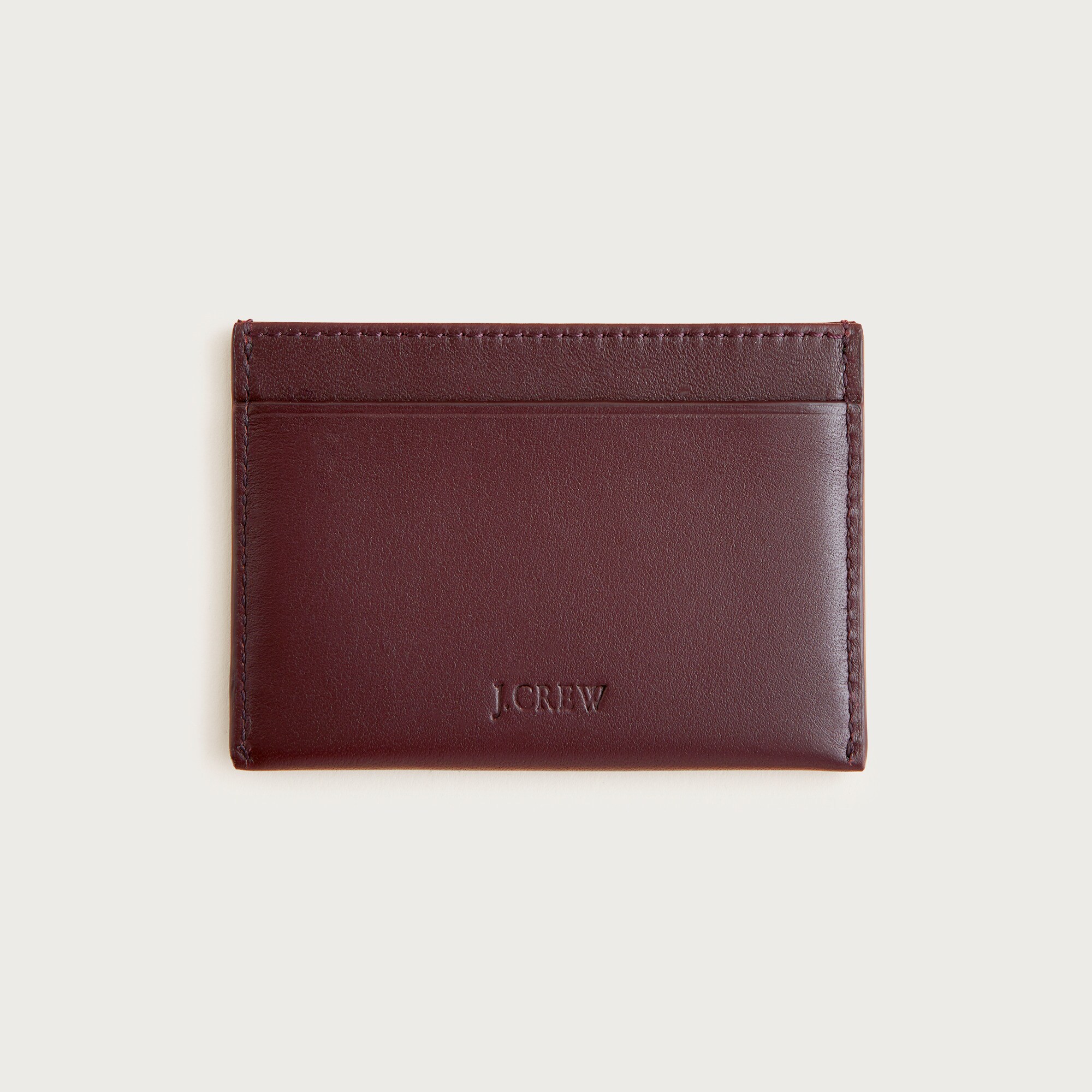 Leather double-sided cardholder